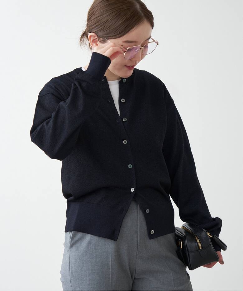 LEVITA ロングスリーブクルーカーディガン（カーディガン）｜IENA  