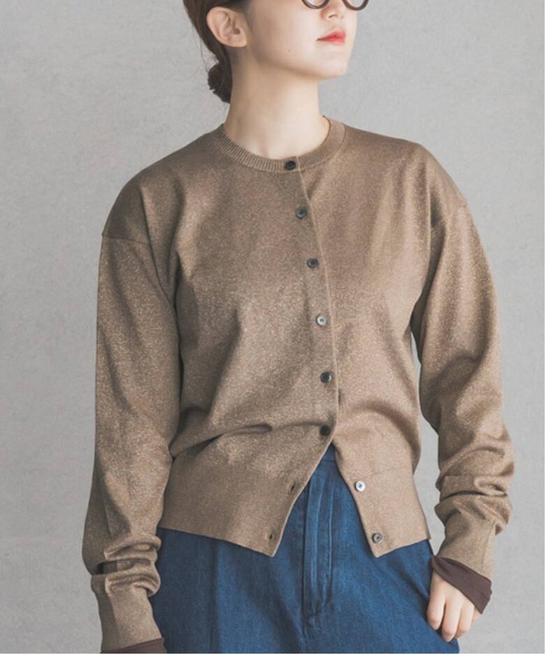 LEVITA ロングスリーブクルーカーディガン（カーディガン）｜IENA  