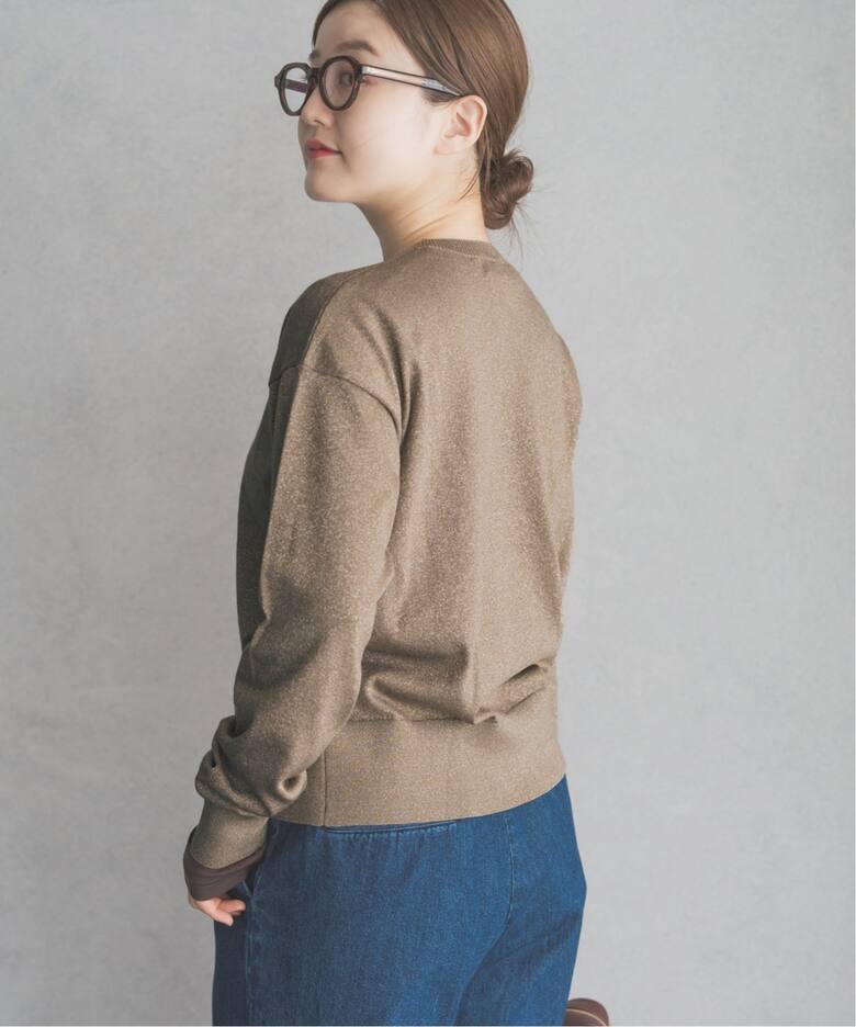 LEVITA ロングスリーブクルーカーディガン（カーディガン）｜IENA  