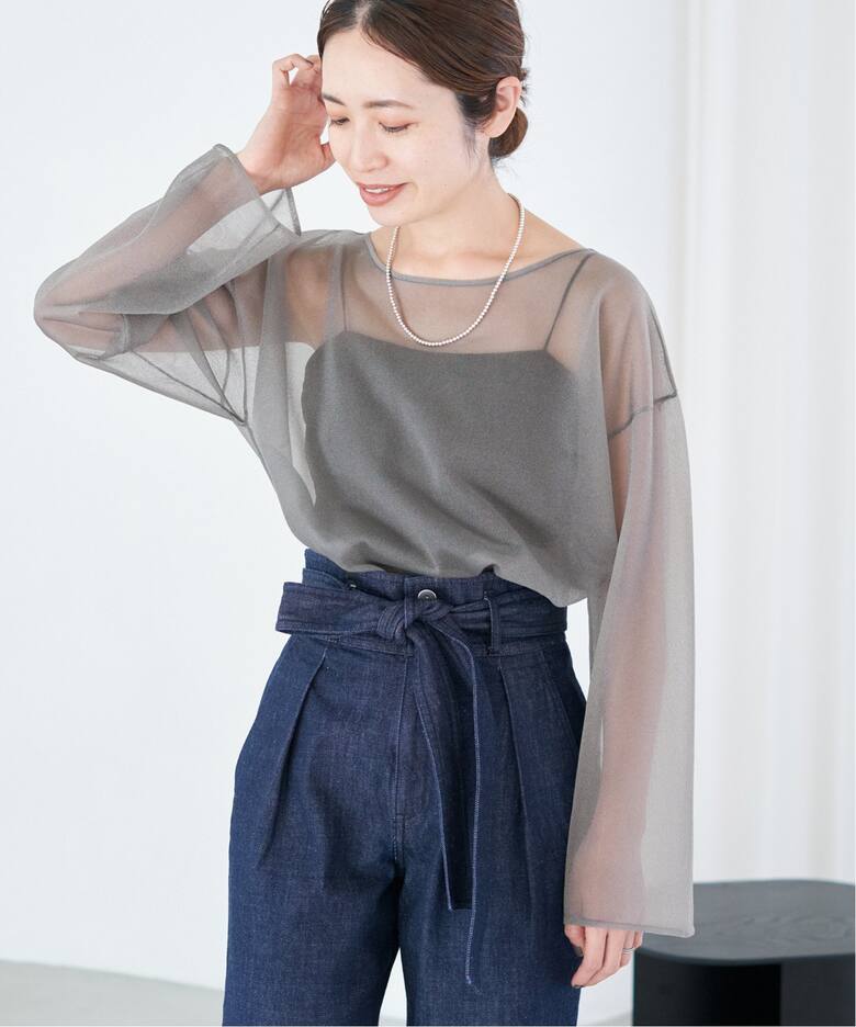 シアーニットプルオーバー（ニット／セーター）｜IENA（イエナ）の通販  