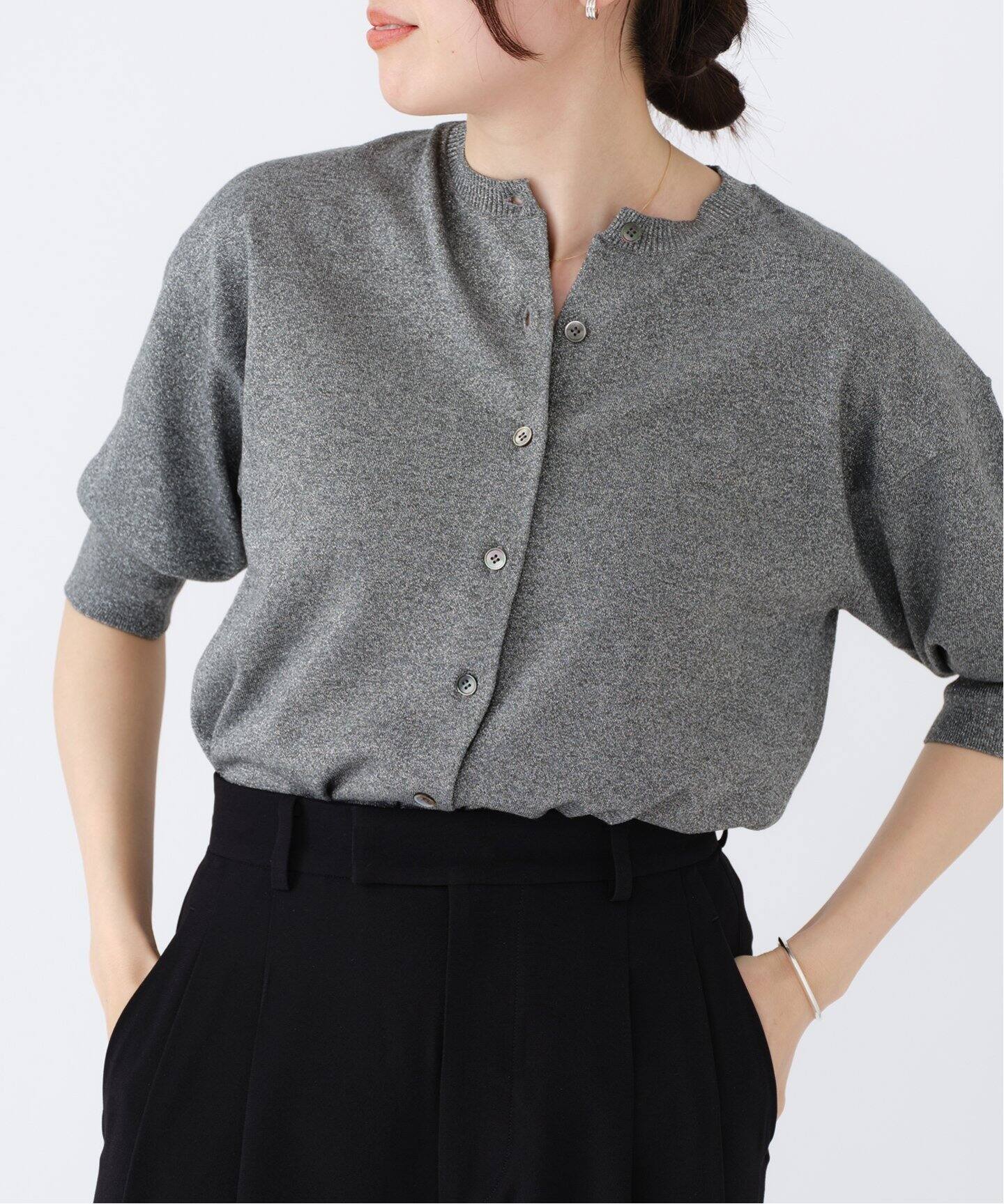 WEB限定/追加3》LEVITA クルーカーディガン（カーディガン）｜IENA  