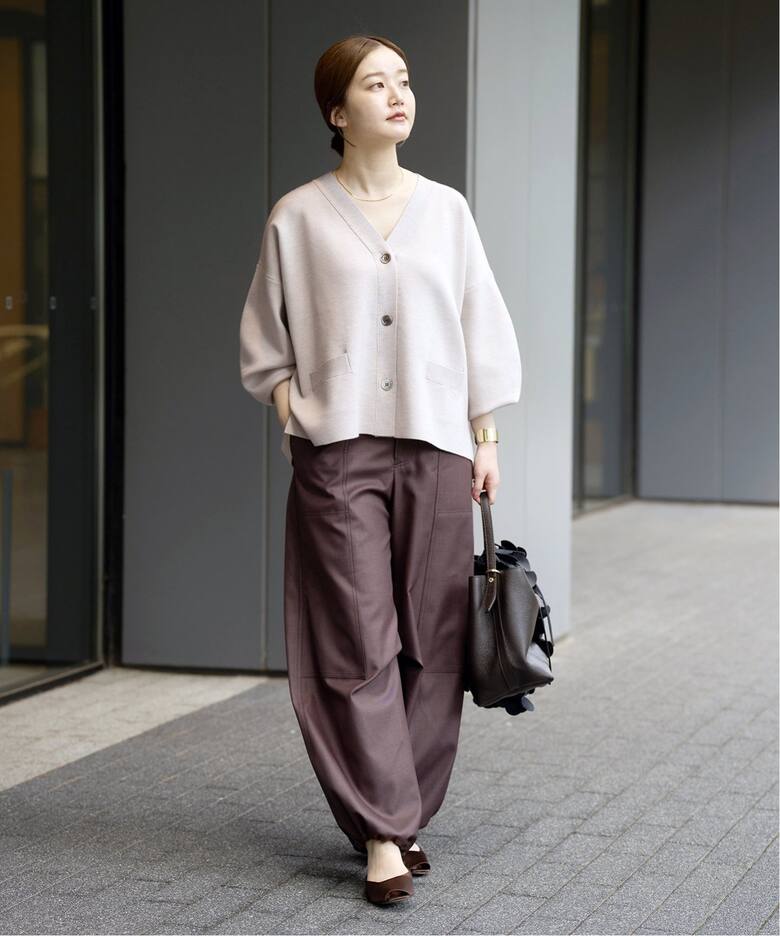 スーパーファインスムース ショートカーディガン（カーディガン  