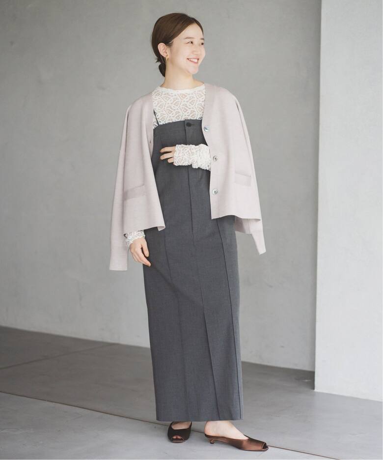 スーパーファインスムース ショートカーディガン（カーディガン  