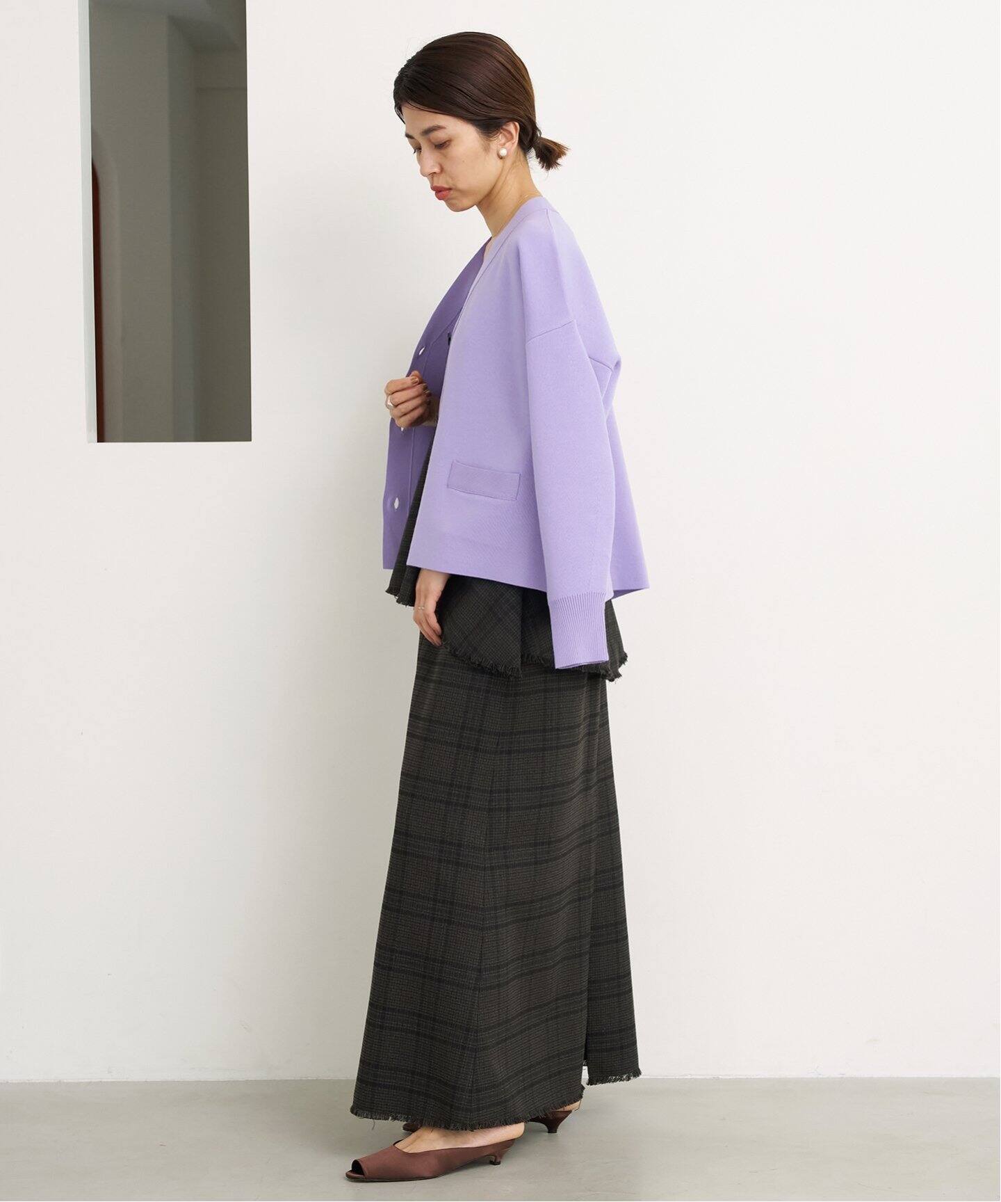 スーパーファインスムース ショートカーディガン（カーディガン