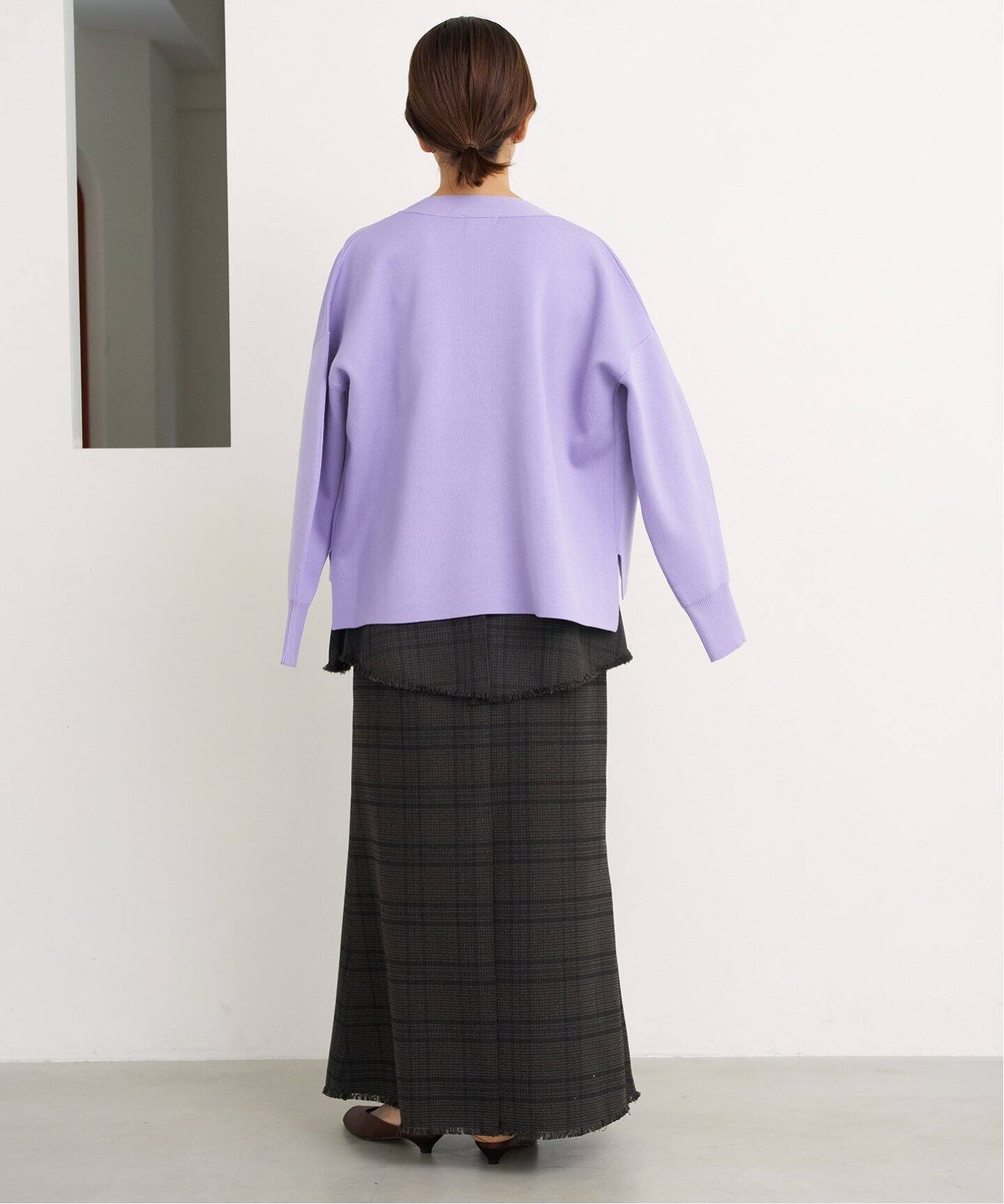 スーパーファインスムース ショートカーディガン（カーディガン