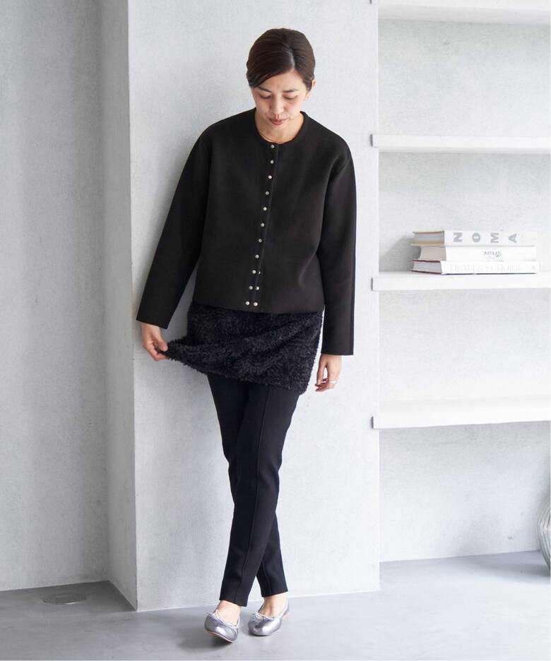 ダブルフェイススナップカーディガン（カーディガン）｜IENA（イエナ  