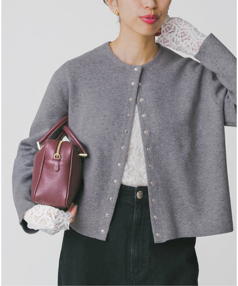 ダブルフェイススナップカーディガン（カーディガン）｜IENA（イエナ  