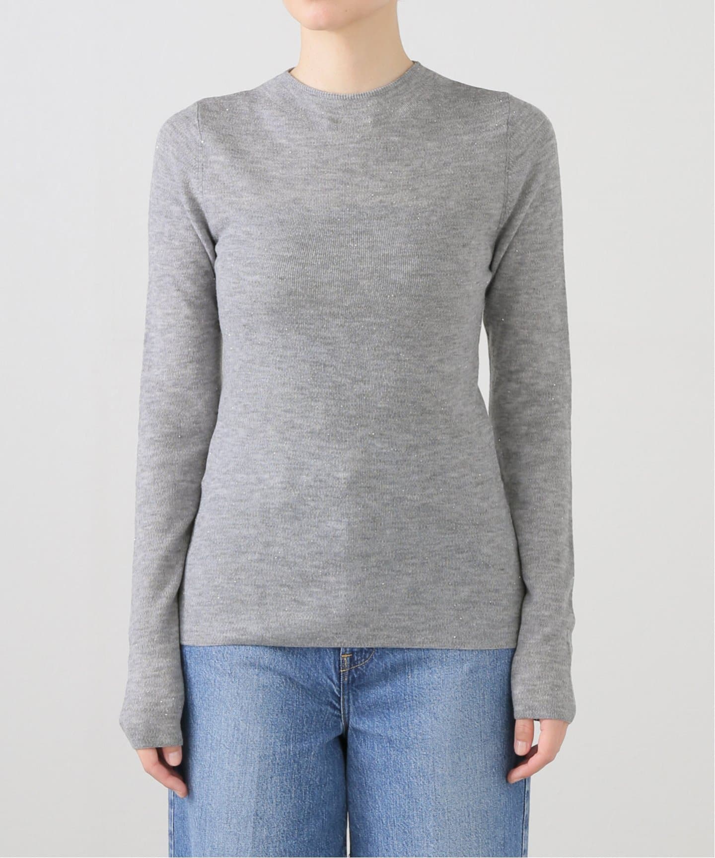 マイクロスパングル スイビウールニット（ニット／セーター）｜IENA