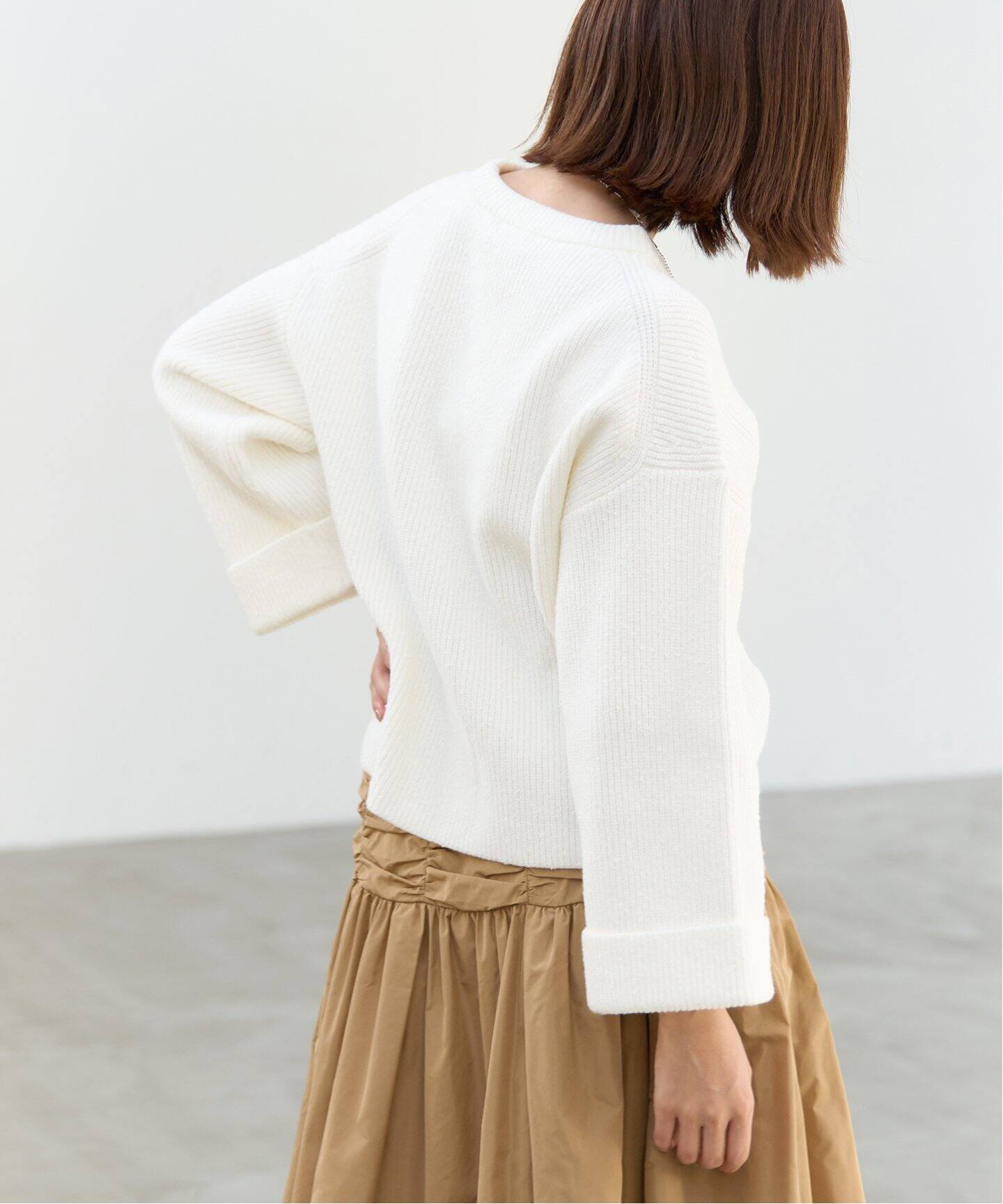 ショート丈ネッププルオーバー（ニット／セーター）｜IENA（イエナ）の  