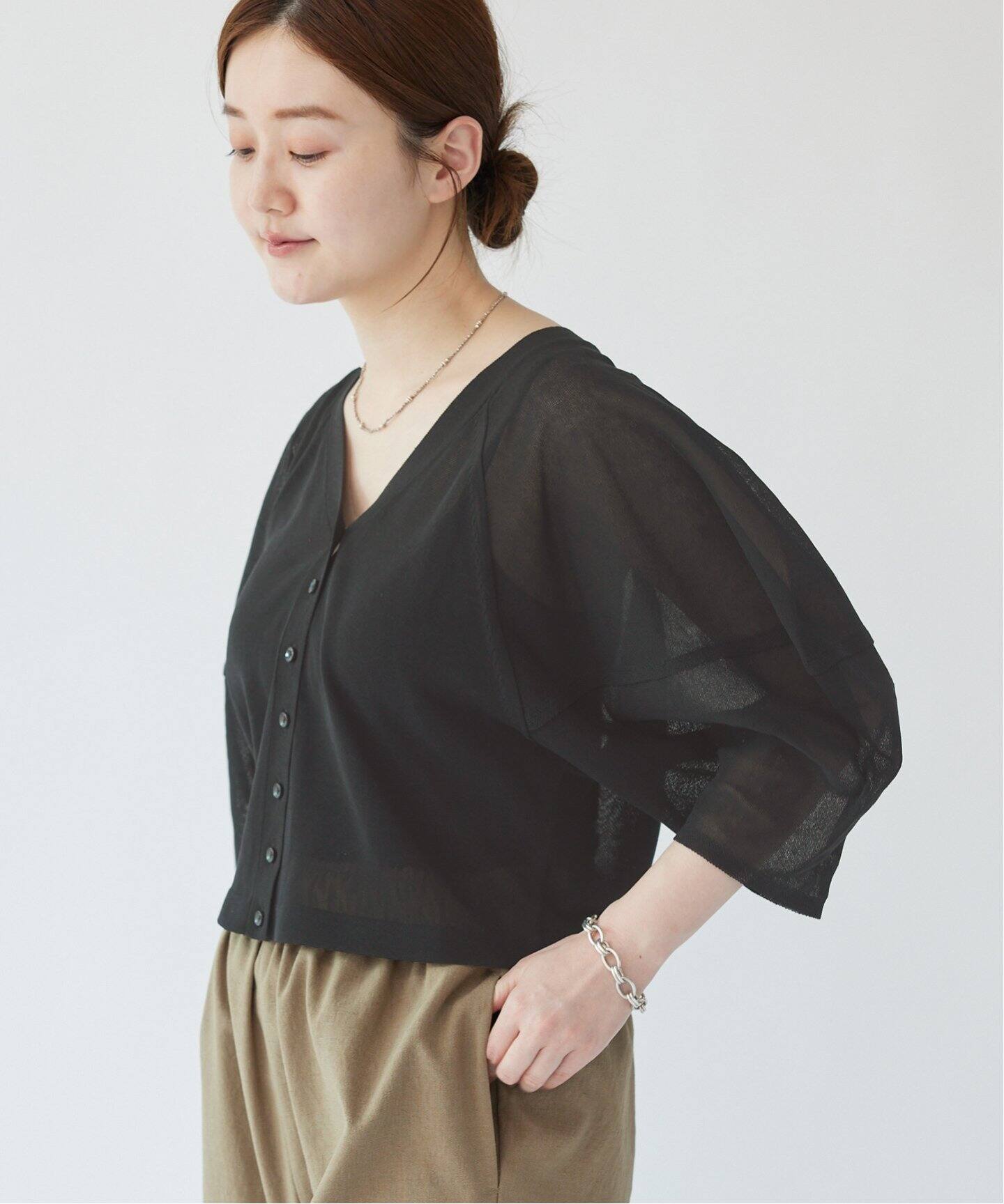 シアーフォルムスリーブカーディガン（カーディガン）｜IENA（イエナ