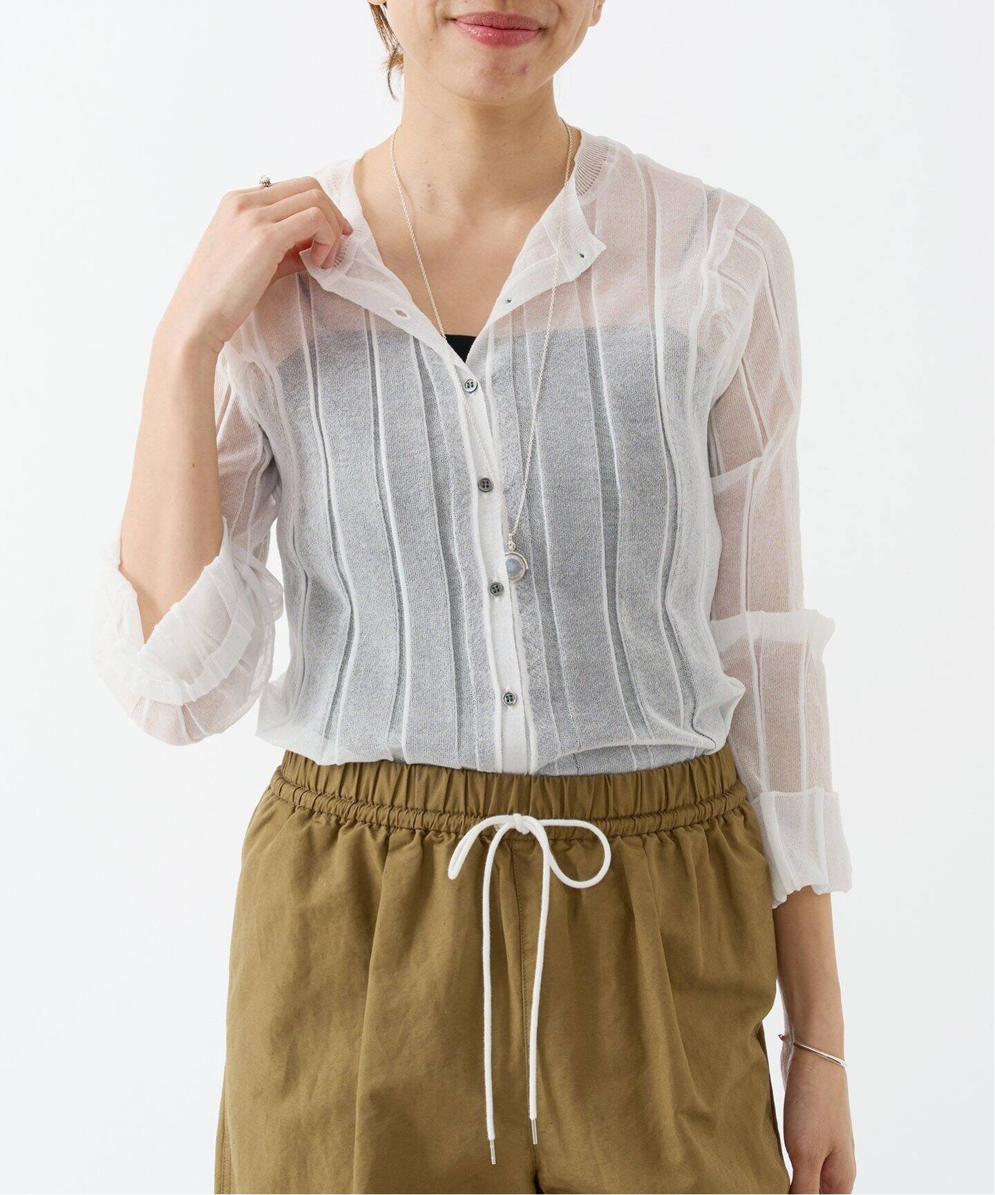 シアーニットカーディガン（カーディガン）｜IENA（イエナ）の通販  