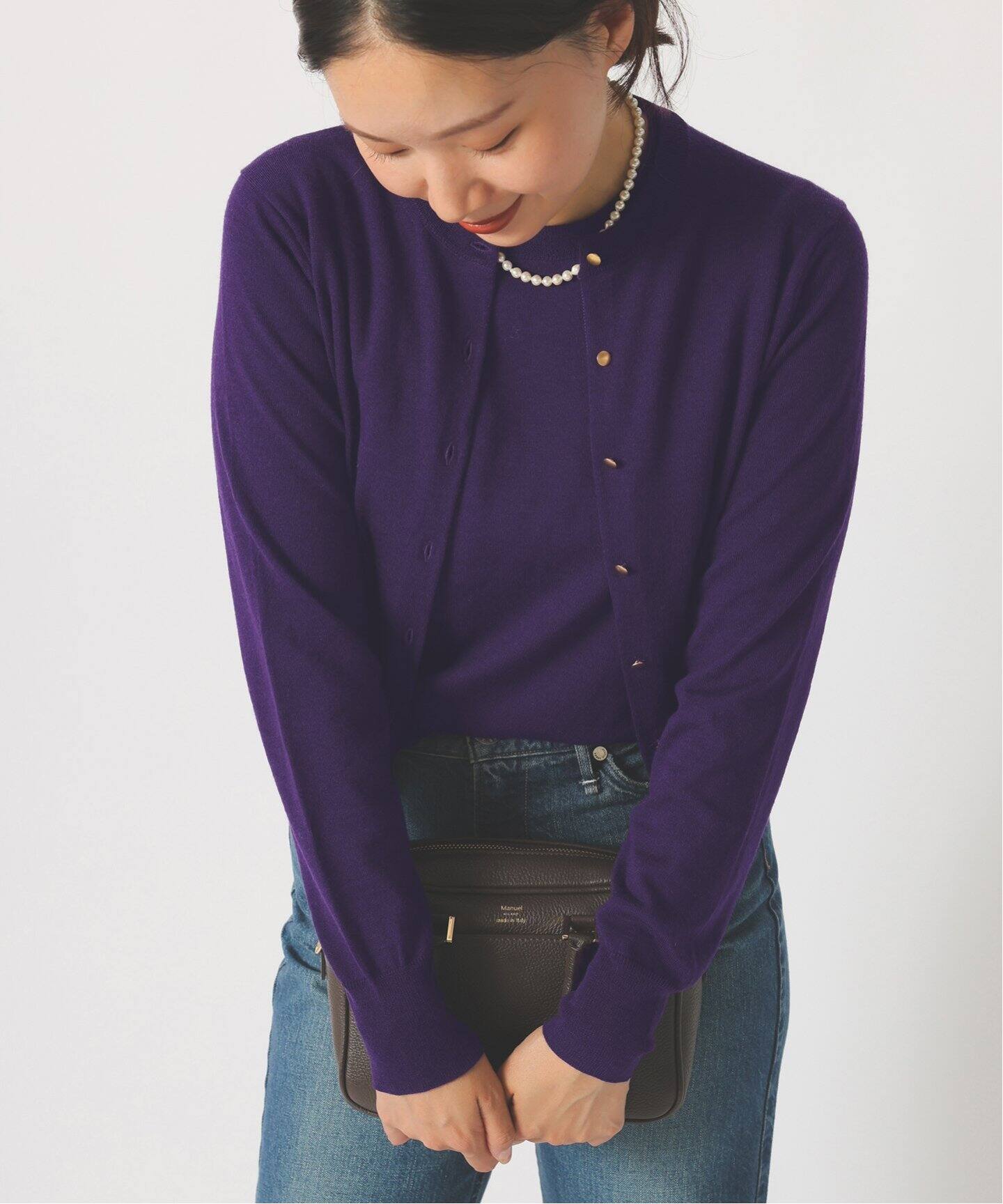 ARKABA クルーカーディガン（カーディガン）｜IENA（イエナ）の