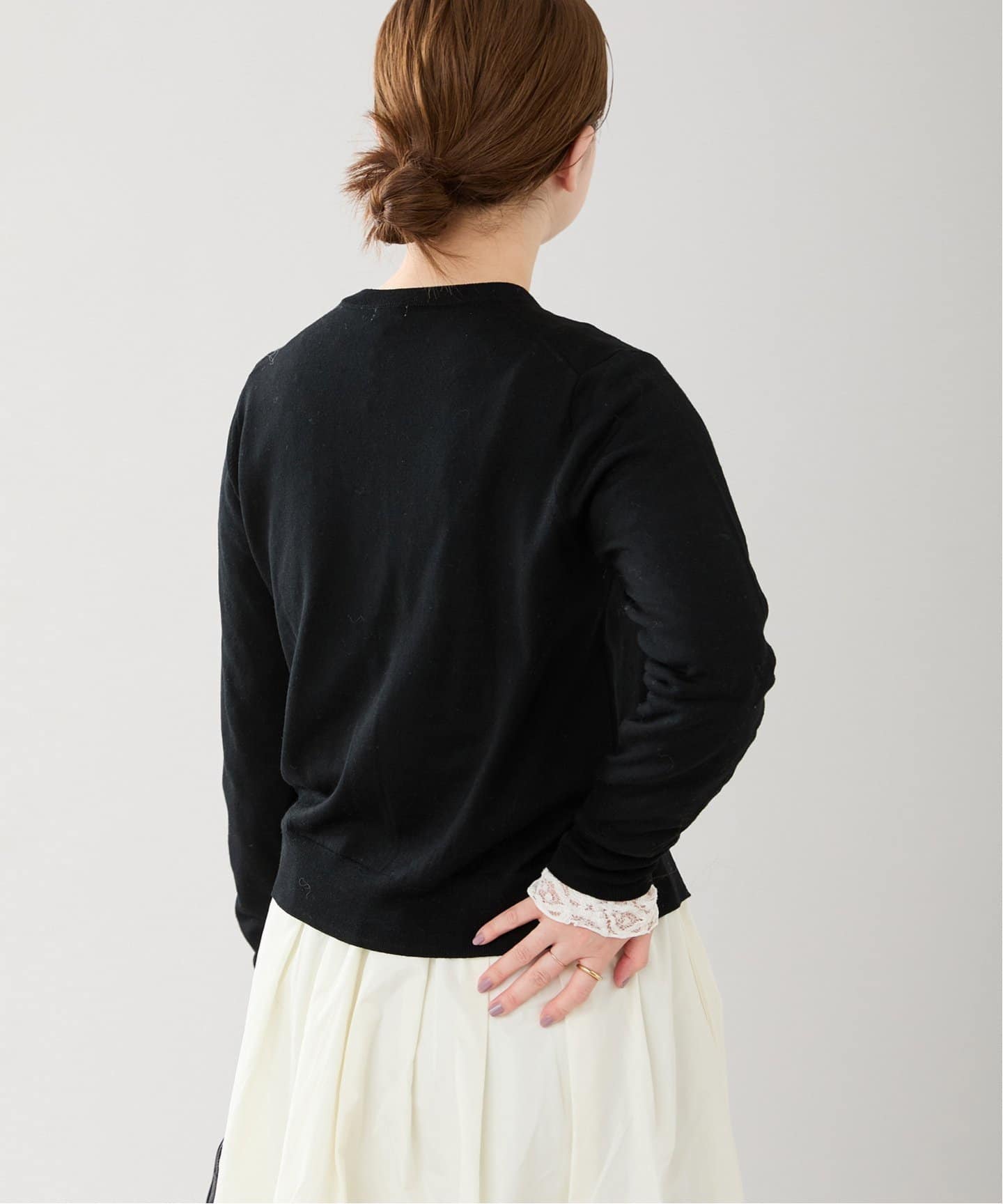 追加》ARKABA クルーカーディガン（カーディガン）｜IENA