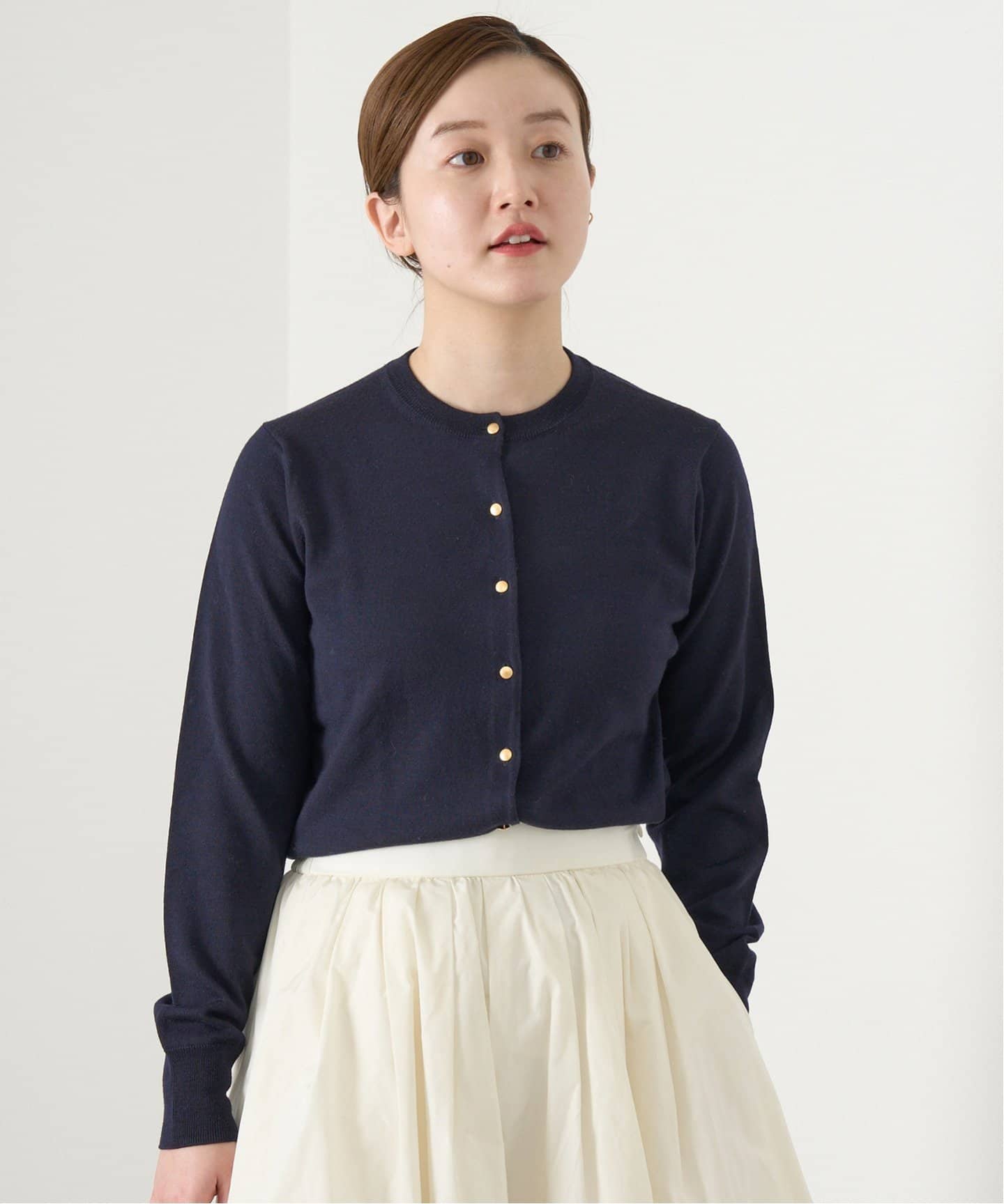 追加》ARKABA クルーカーディガン（カーディガン）｜IENA（イエナ）の