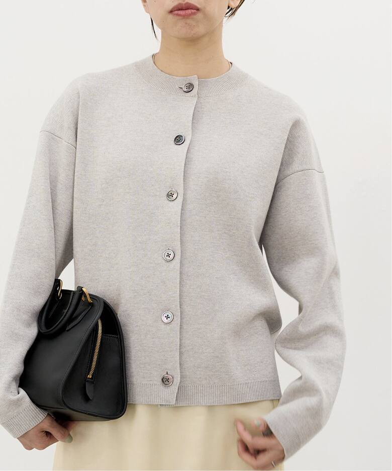 GIZAコットンミラノリブ カーディガン（カーディガン）｜IENA（イエナ  