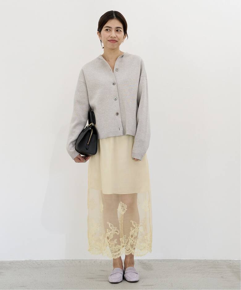 GIZAコットンミラノリブ カーディガン（カーディガン）｜IENA（イエナ  