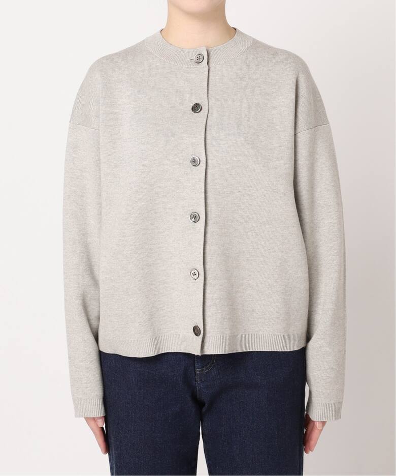 GIZAコットンミラノリブ カーディガン（カーディガン）｜IENA（イエナ  