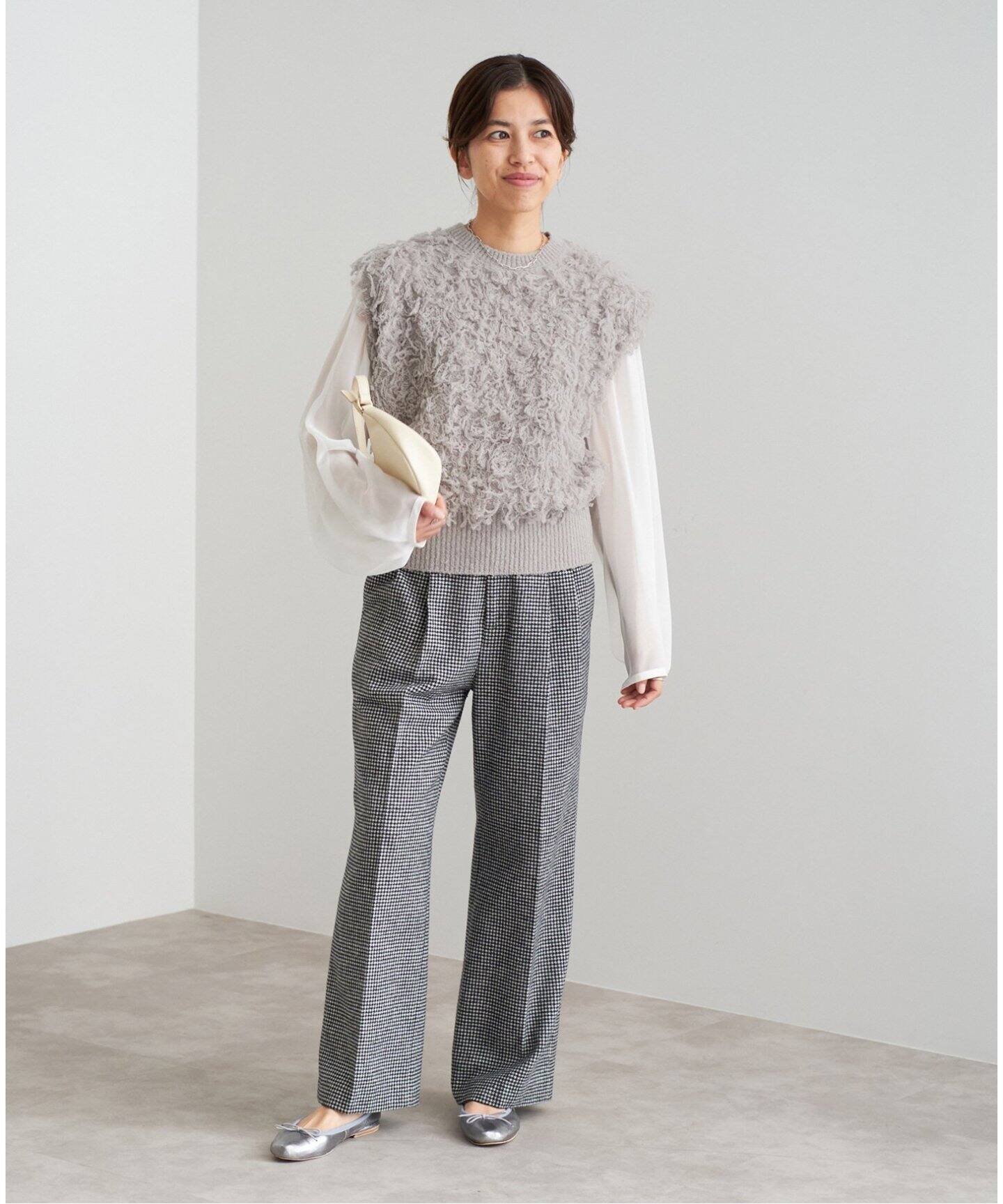 IENA 三ツ杢　ロングベスト IENA（イエナ）の「コットンカシミアロングベスト（ベスト）」 - WEAR