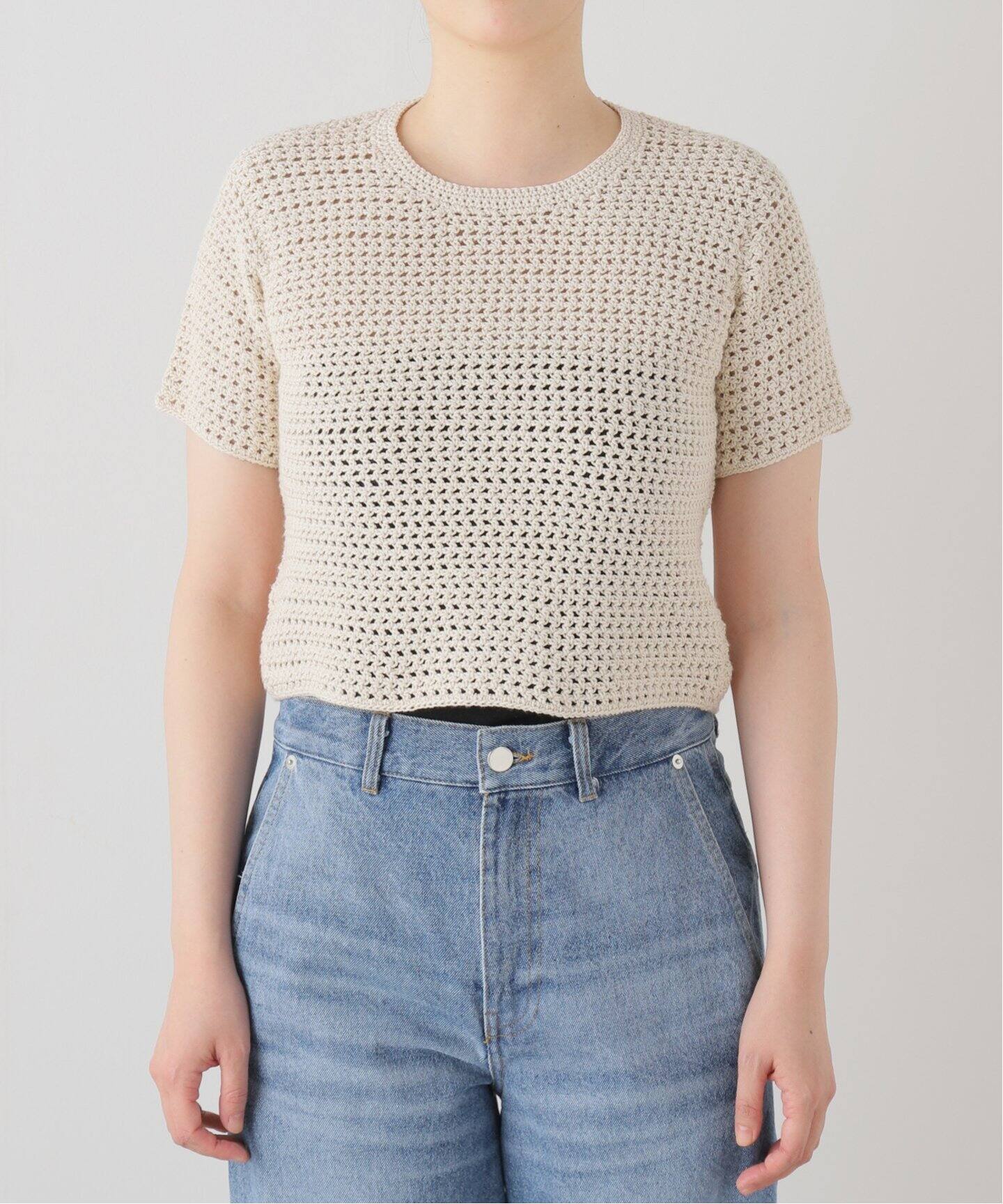 AURALEE/オーラリー】HAND CROCHET KNIT ニット（ニット／セーター 