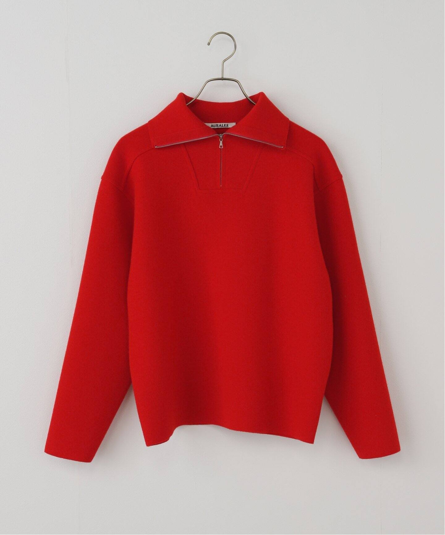 AURALEE/オーラリー HEAVY MILANO RIB KNIT ZIP TURTLE ニット 