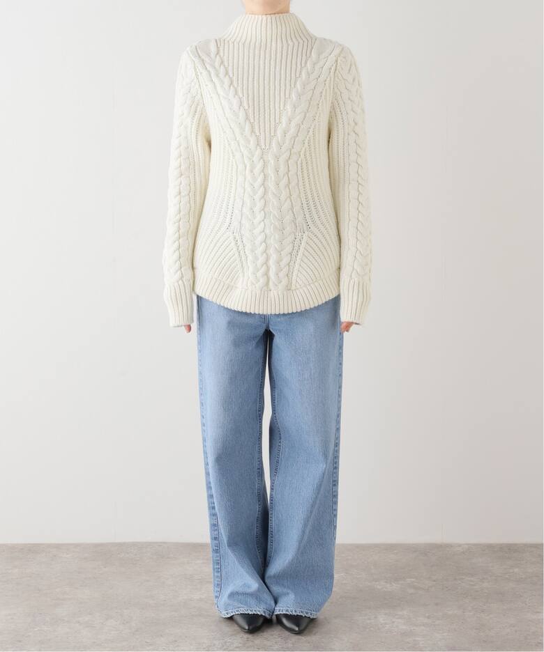 NINA RICCI/ニナ リッチ CABLE KNIT TN ニット 24AMPU005ML0556  