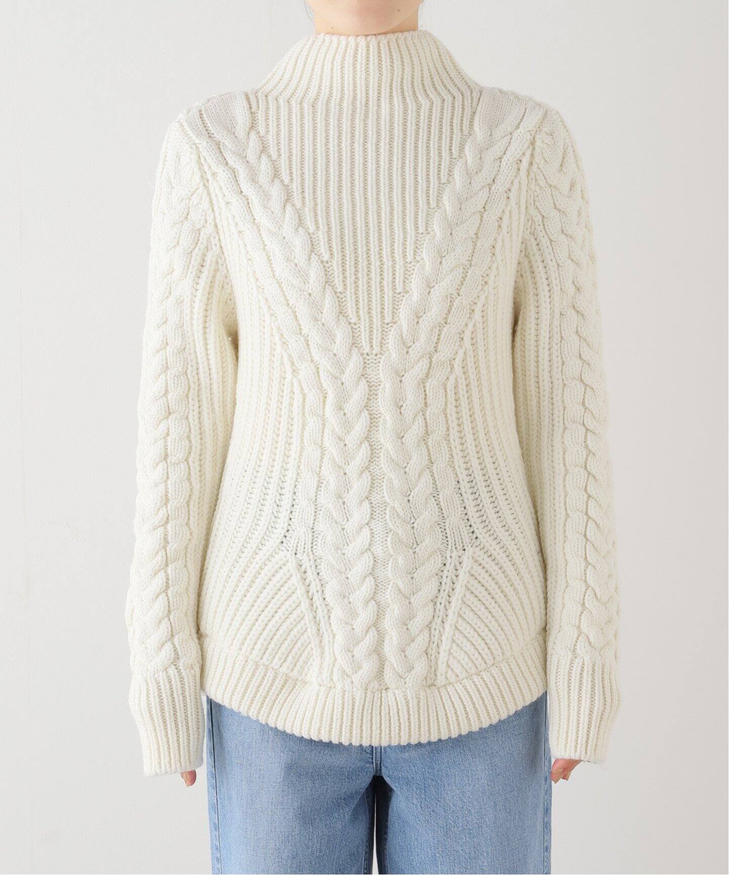 NINA RICCI/ニナ リッチ CABLE KNIT TN ニット 24AMPU005ML0556 