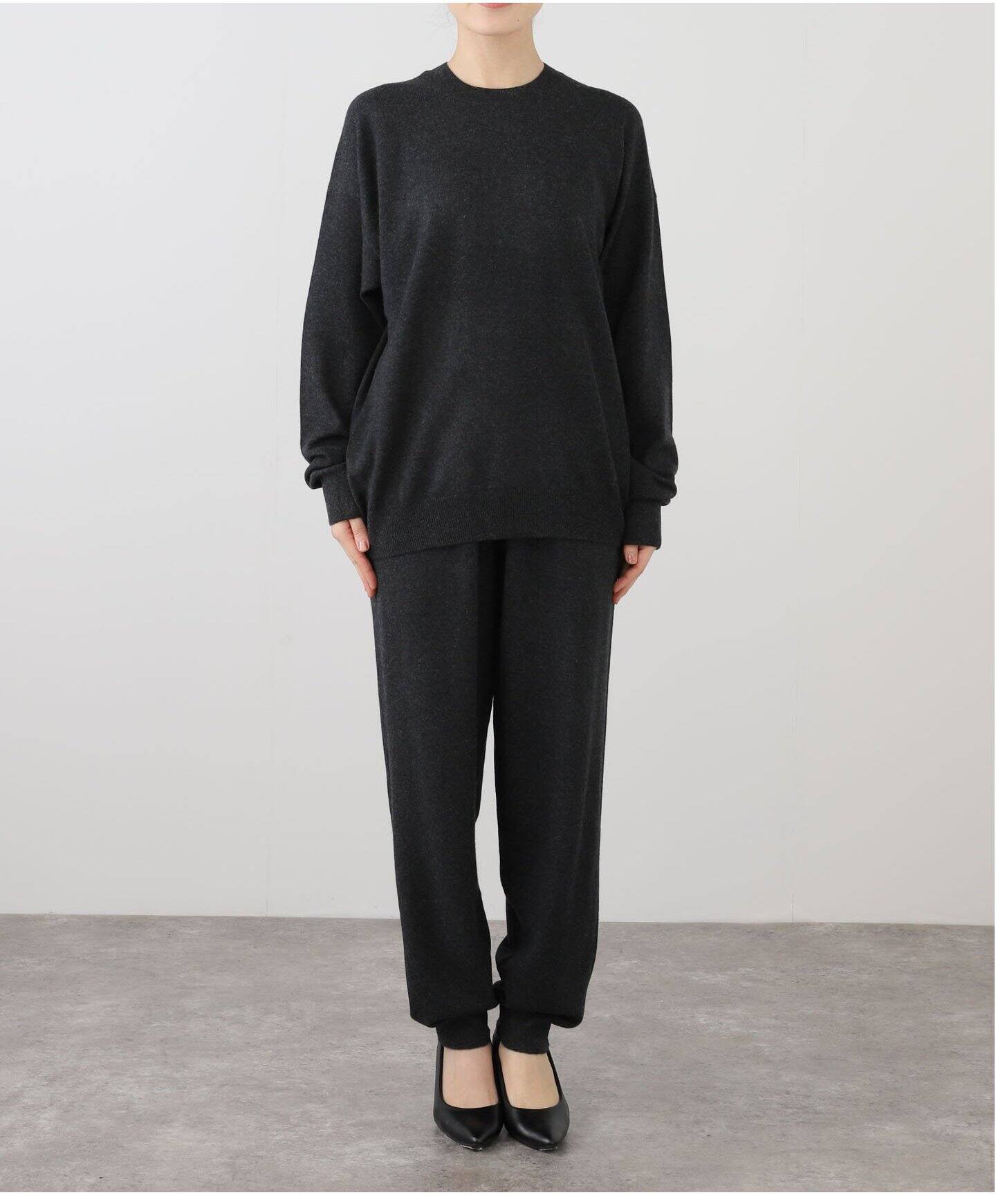 cash&barba セットアップ モンゴリアンカシミヤ セットアップ, Black