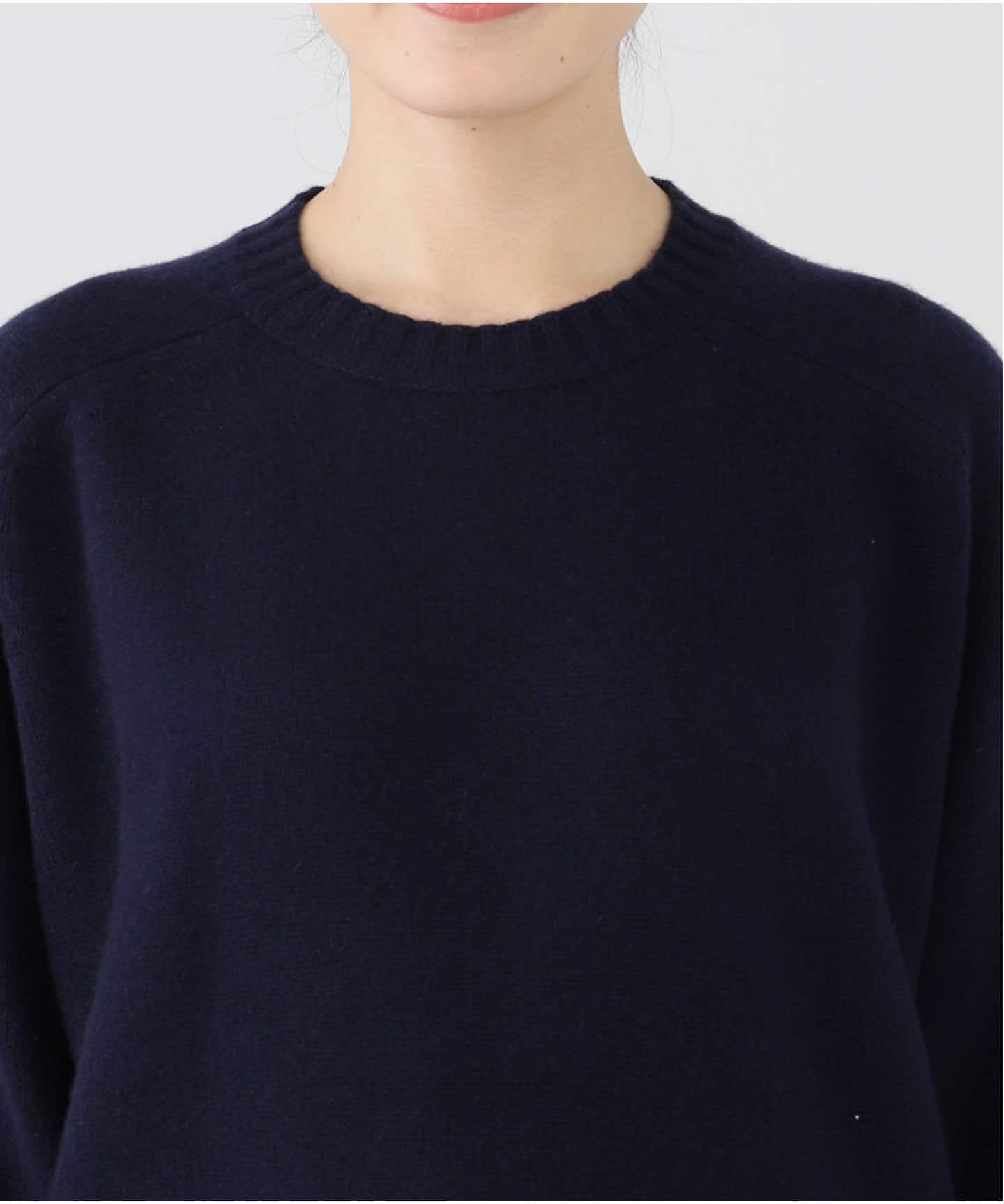 cash&barba キャッシュベイビー クルーネックニット 2 ブラック cash&barba キャッシュベイビー クルーネック ニット