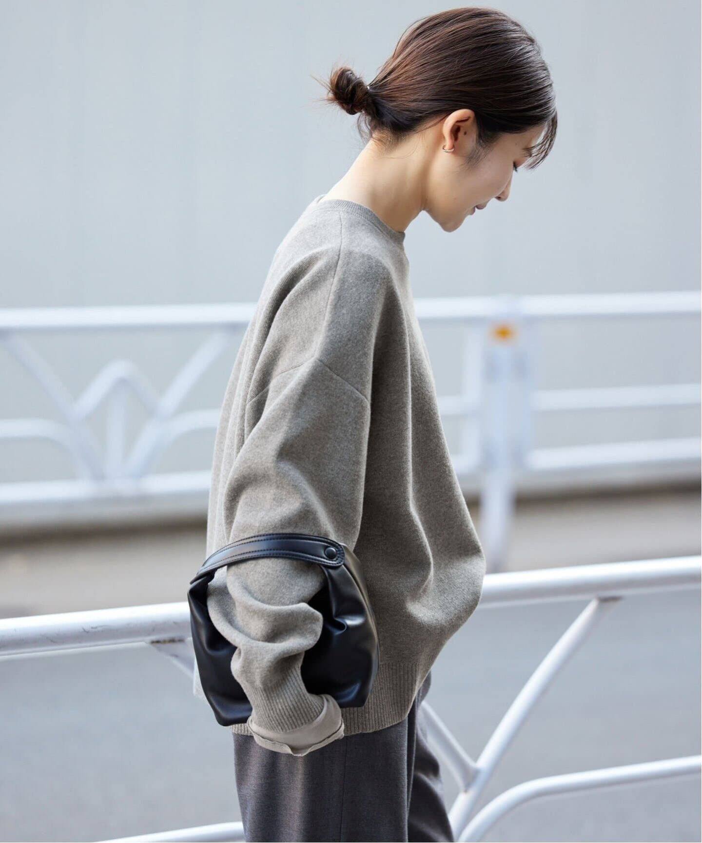 WEB限定/追加4予約》サガラ刺繍スウェットライクニット（ニット  