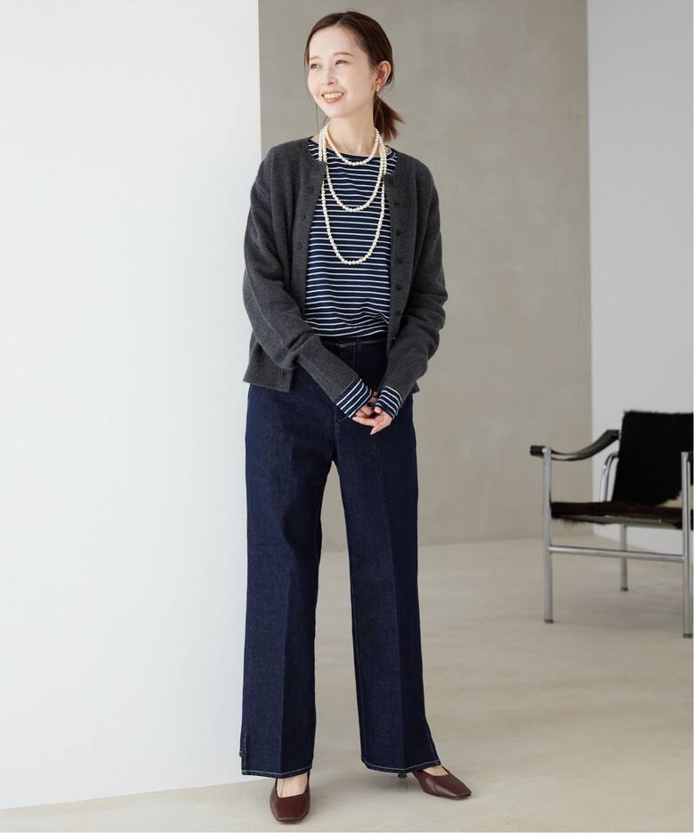 echecs クルーネックカーディガン（カーディガン）｜SLOBE IENA  