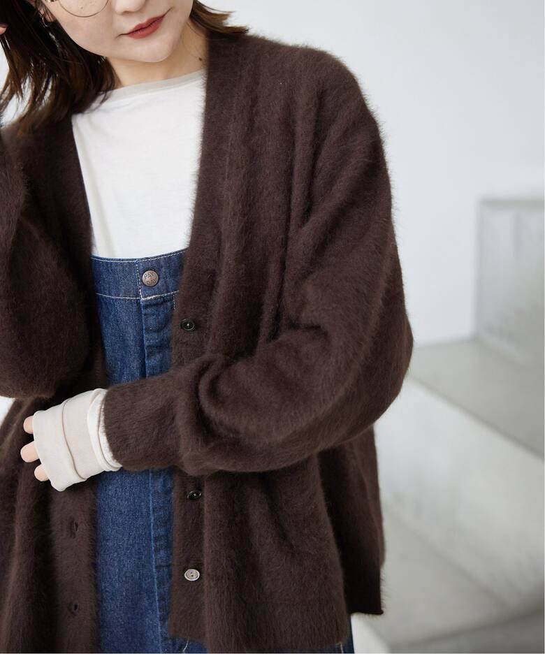 ☆新品☆ IENA イエナ 崩せる ウールカシミヤ ガウンカーディガン ネイビー