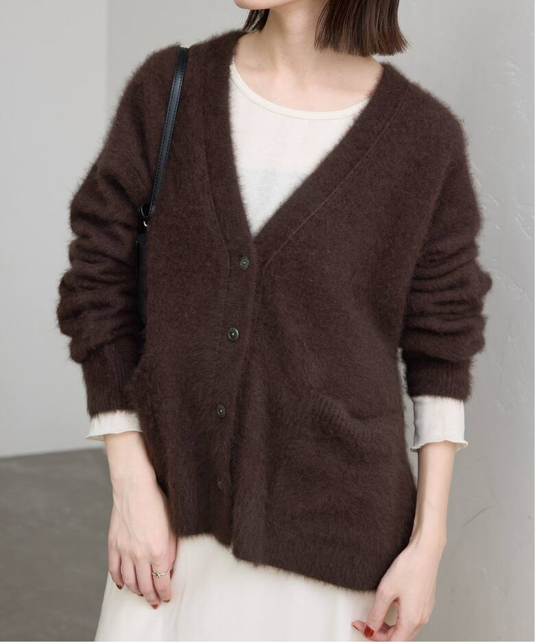 フォックスウールカシミヤ カーディガン（カーディガン）｜SLOBE IENA  