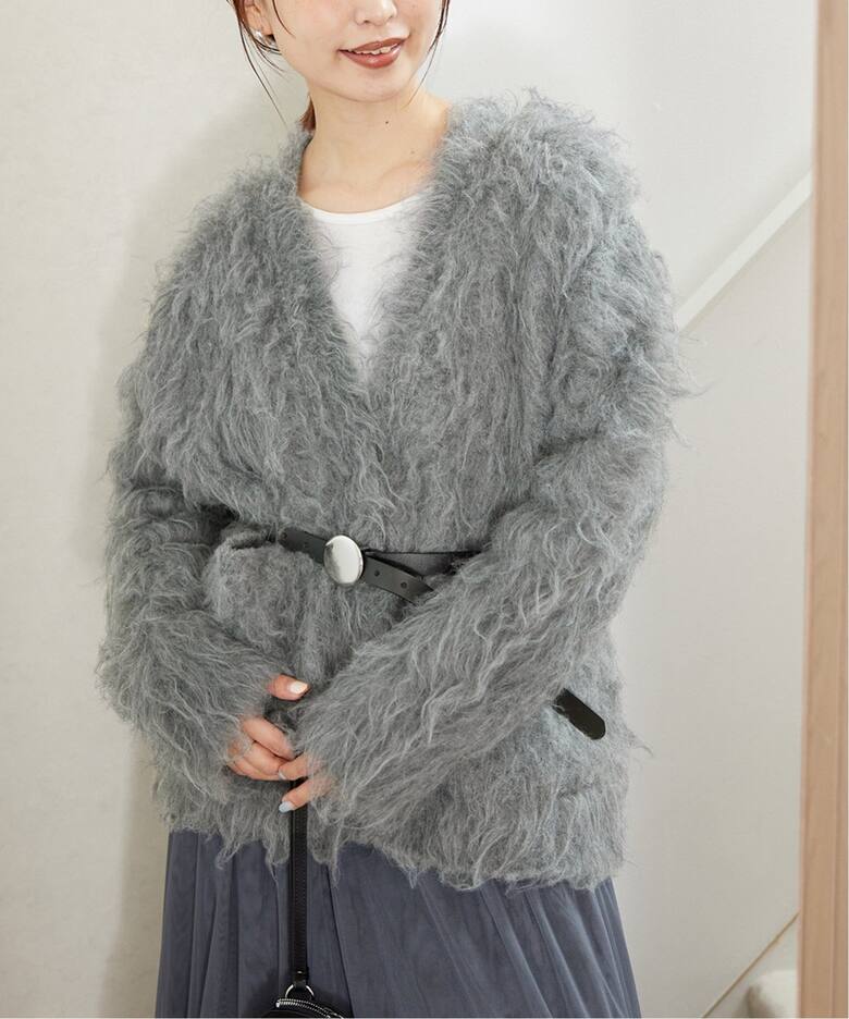 シャギーニットカーディガン（カーディガン）｜SLOBE IENA（スローブ  