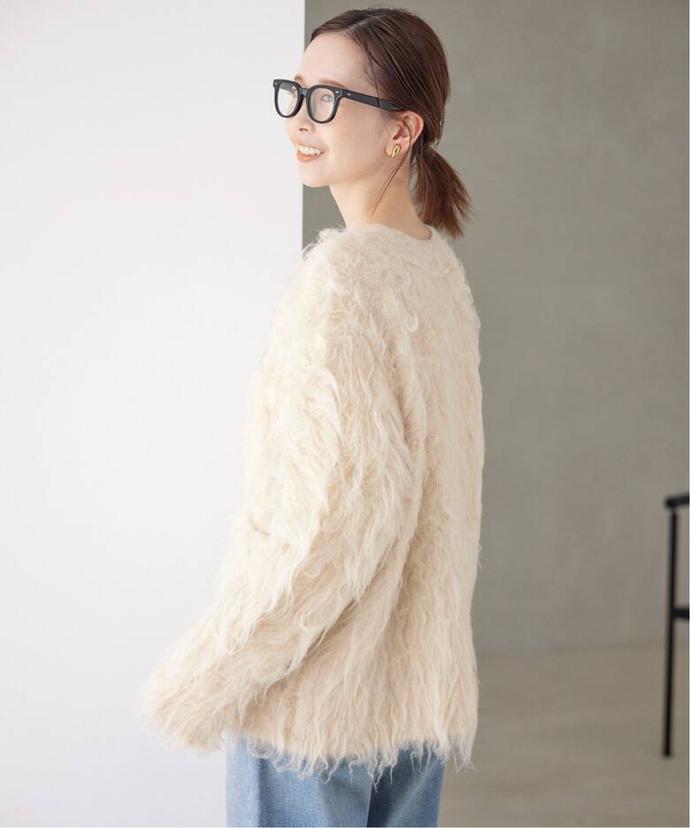 シャギーニットカーディガン（カーディガン）｜SLOBE IENA（スローブ  