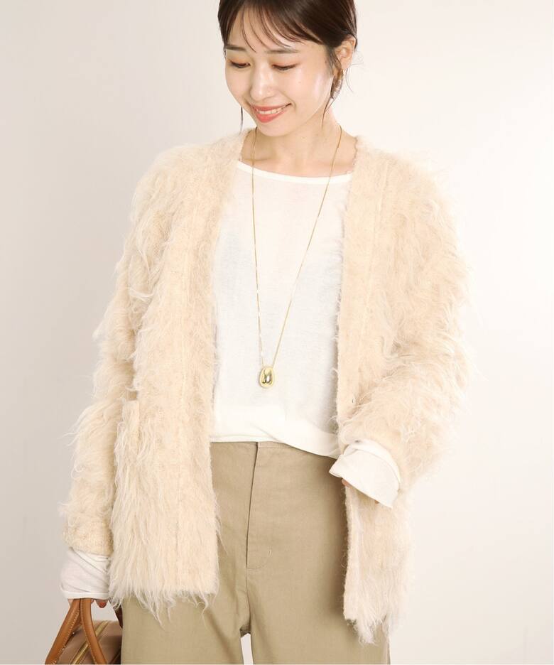 シャギーニットカーディガン（カーディガン）｜SLOBE IENA（スローブ  