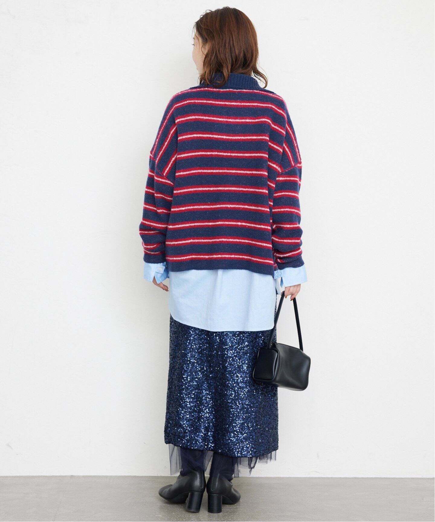 SLOBE IENA ポロスキッパーニットプルオーバー SLOBE IENA - SLOBE IENA ポロスキッパーニットプルオーバーの通販 by
