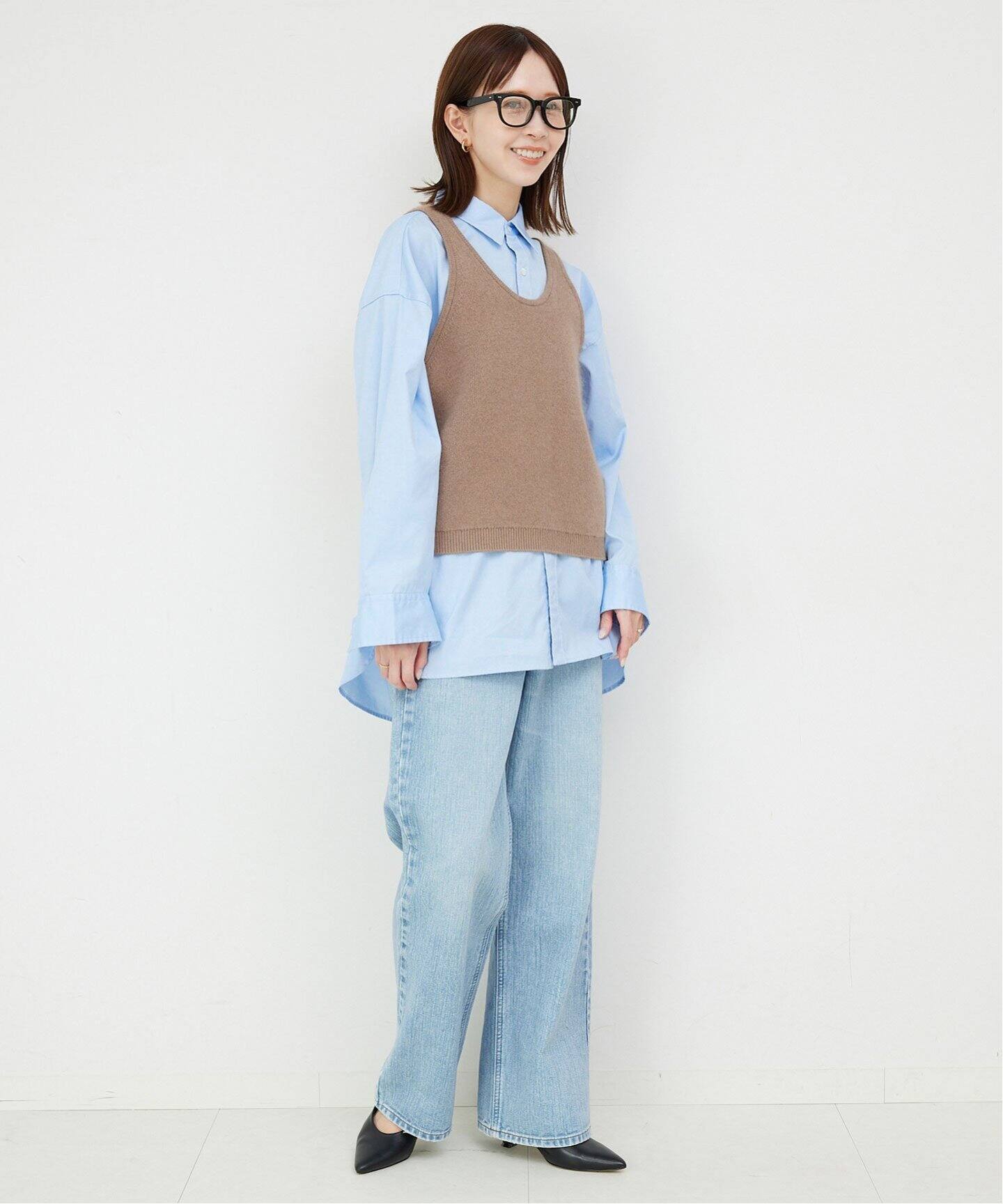 ウォッシャブルファーリーダブルフェイスタンクジレ（ベスト）｜SLOBE  