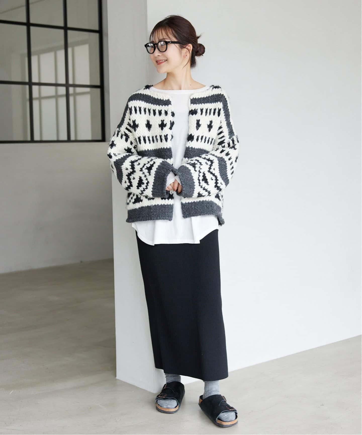 追加》カウチンニットカーディガン（カーディガン）｜SLOBE IENA