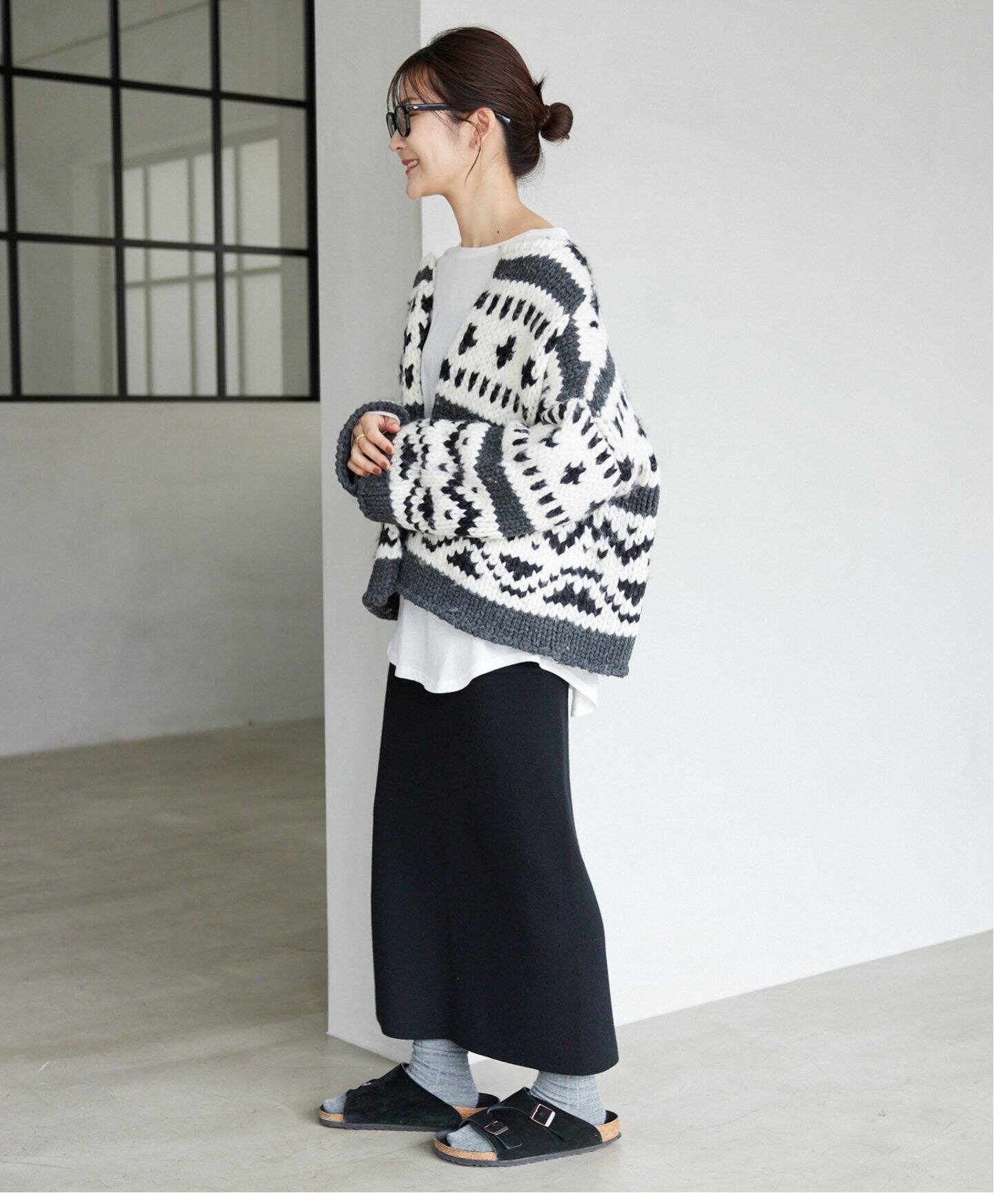 追加》カウチンニットカーディガン（カーディガン）｜SLOBE IENA  