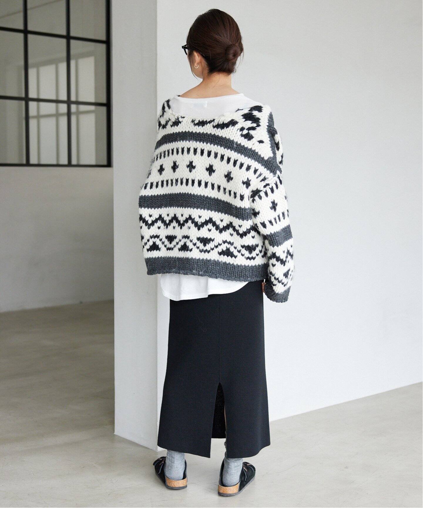 追加》カウチンニットカーディガン（カーディガン）｜SLOBE IENA  