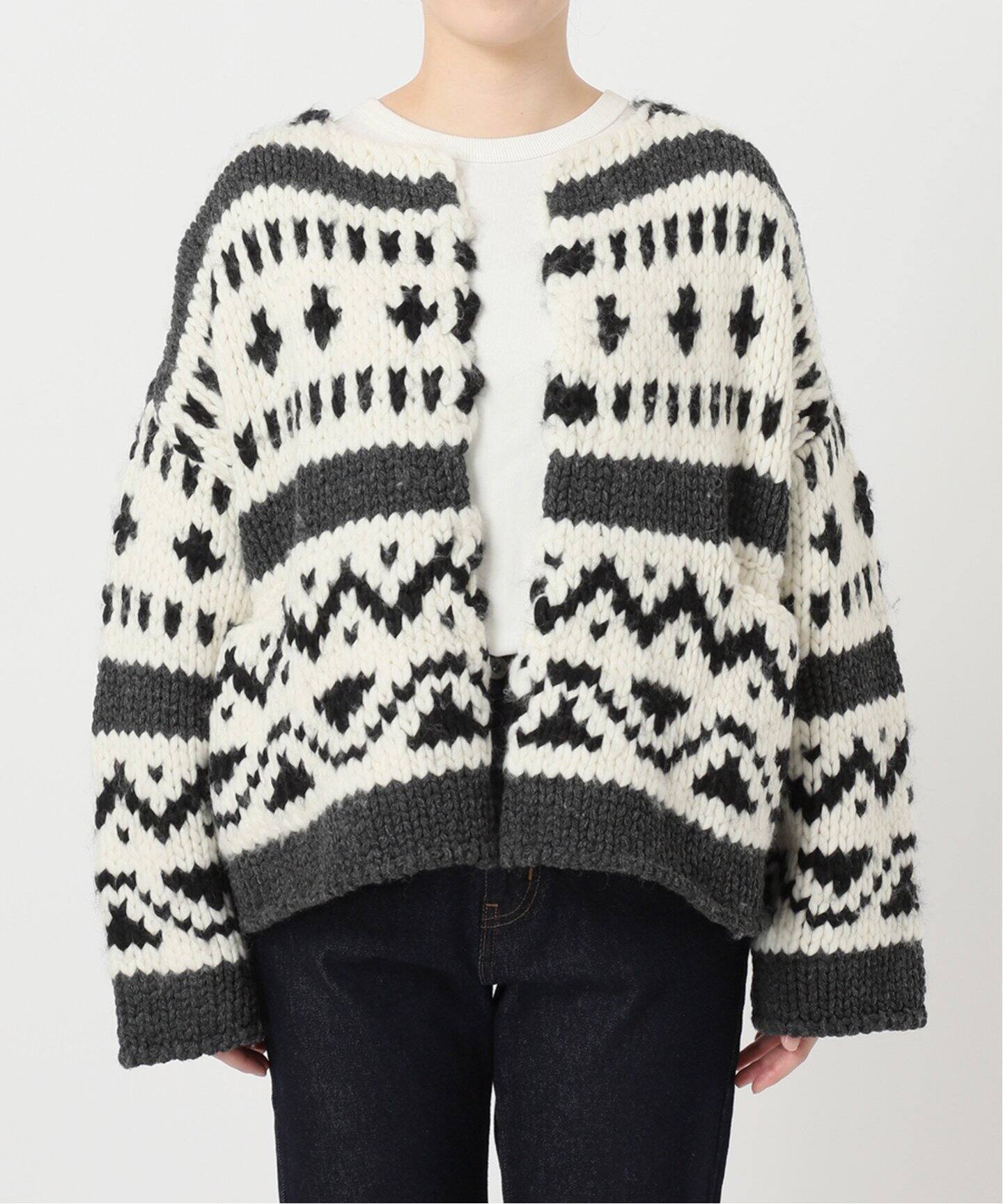 追加》カウチンニットカーディガン（カーディガン）｜SLOBE IENA  