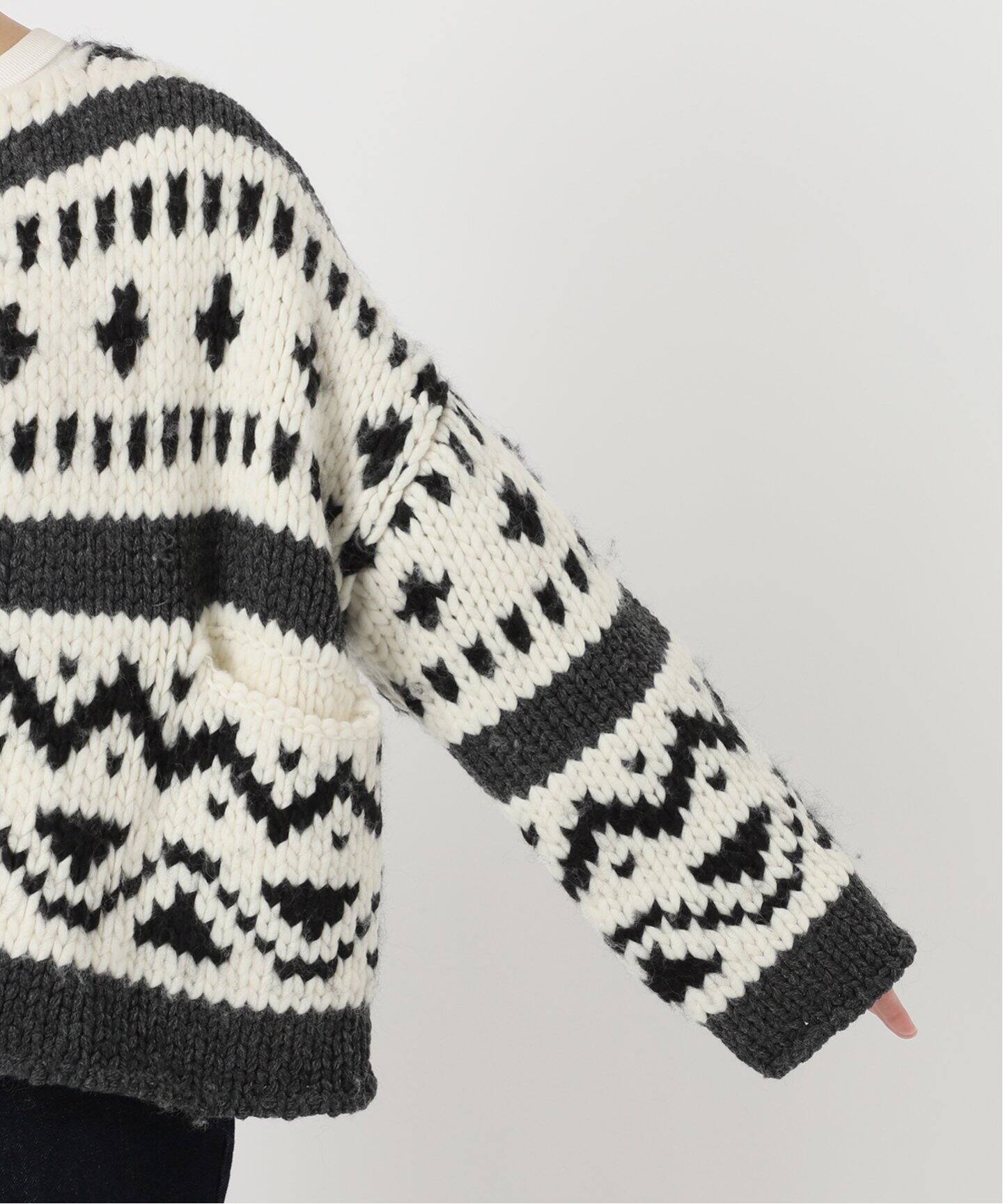 追加》カウチンニットカーディガン（カーディガン）｜SLOBE IENA  