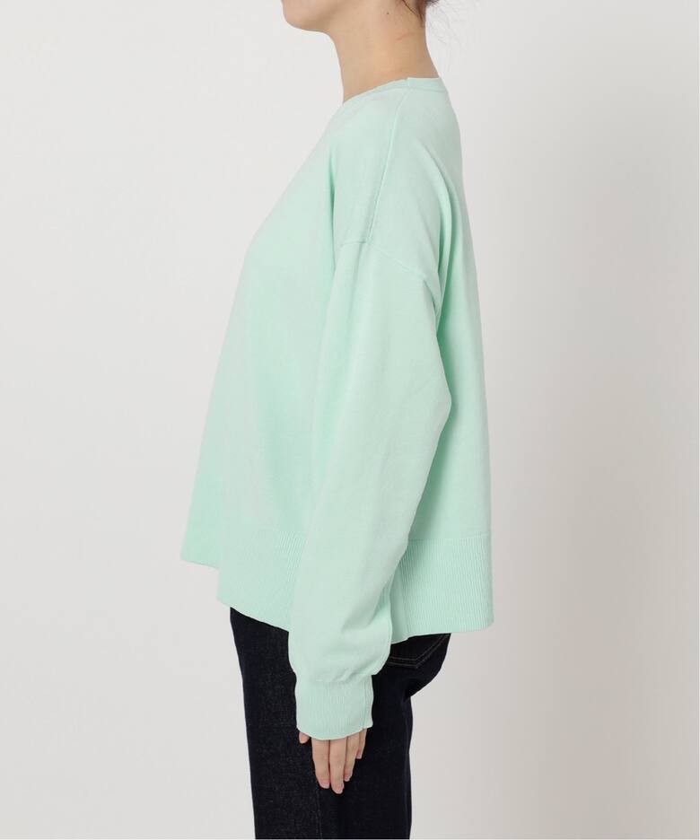 アイスコットン クルーネックプルオーバー（ニット／セーター）｜SLOBE  