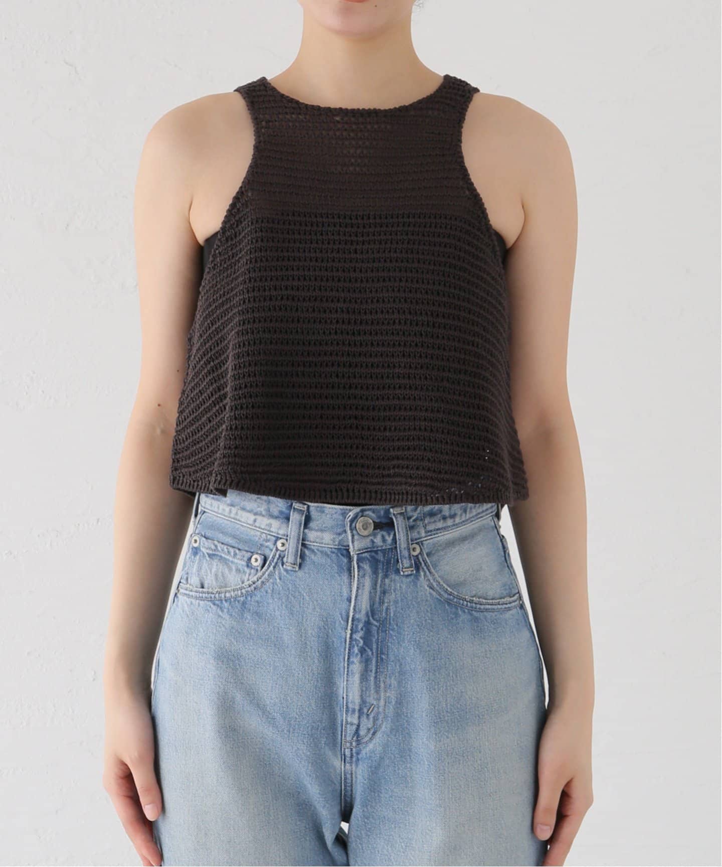 SLOBE IENA＊24ss完売コットンクレーターオールインワン黒36