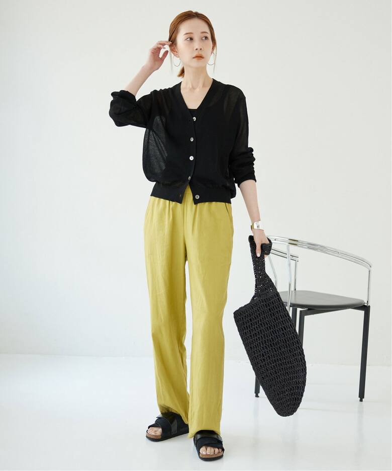 リネン混シアーカーディガン（カーディガン）｜SLOBE IENA（スローブ  