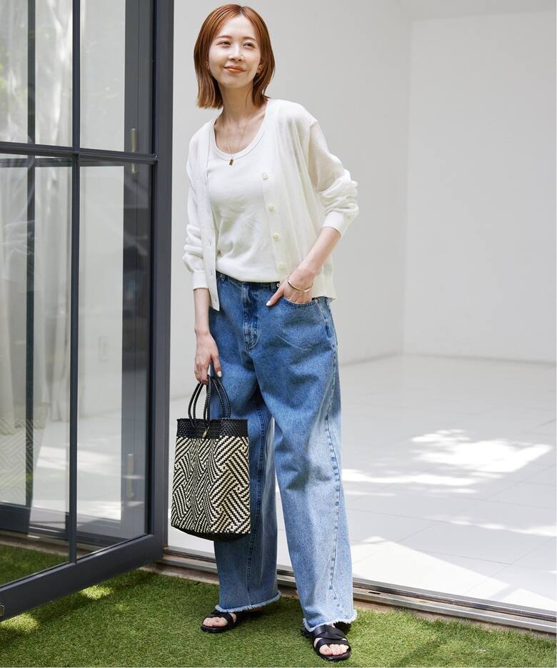 リネン混シアーカーディガン（カーディガン）｜SLOBE IENA（スローブ  