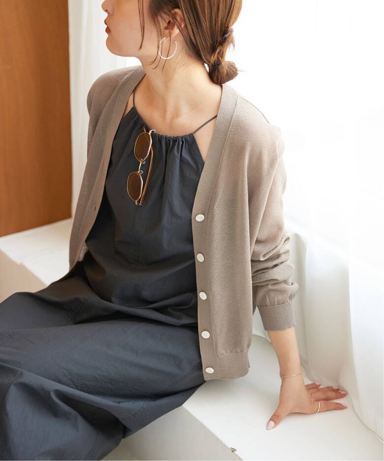 リネン混シアーカーディガン（カーディガン）｜SLOBE IENA（スローブ  