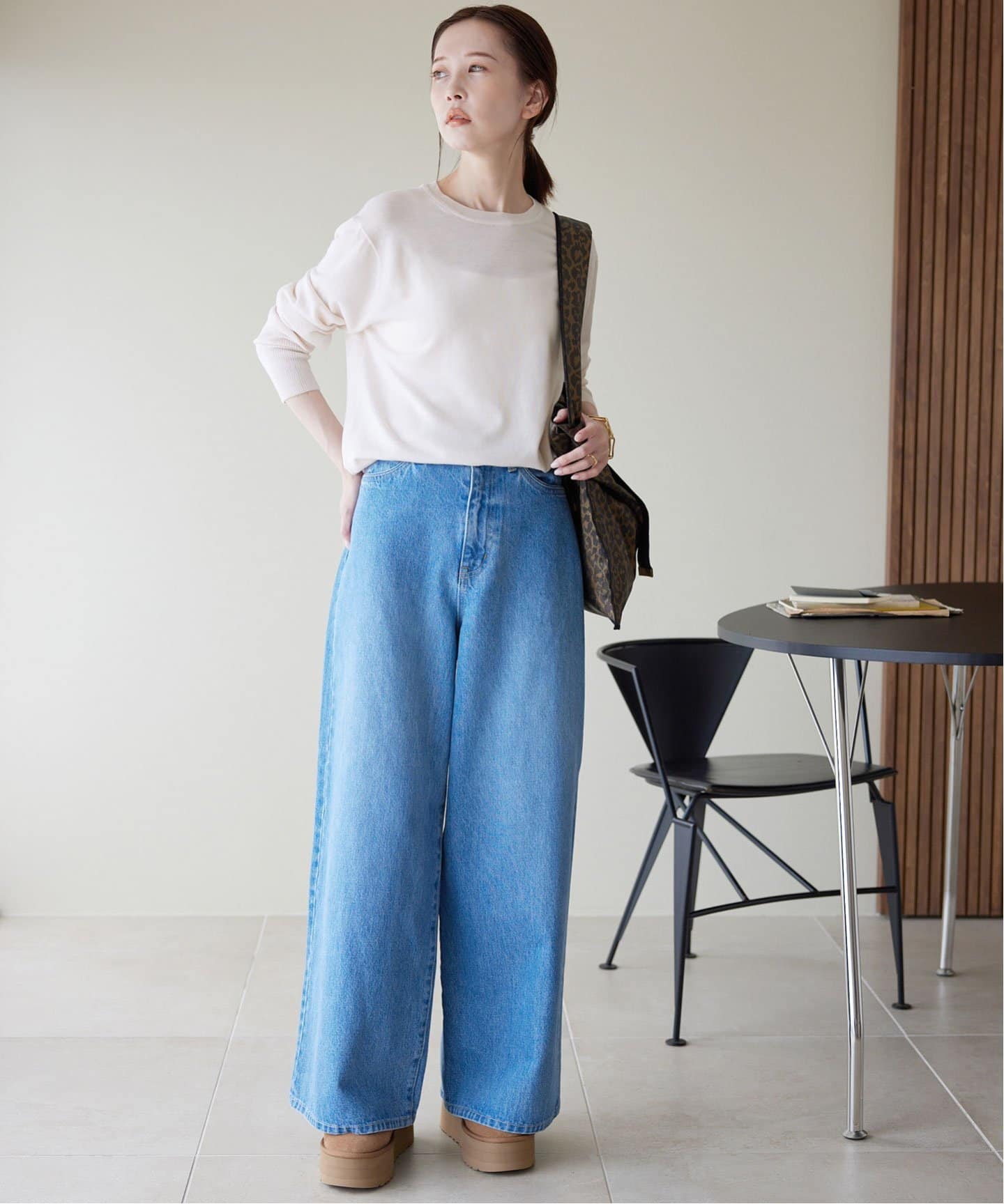 ウォッシャブルプレーンニット（ニット／セーター）｜SLOBE IENA