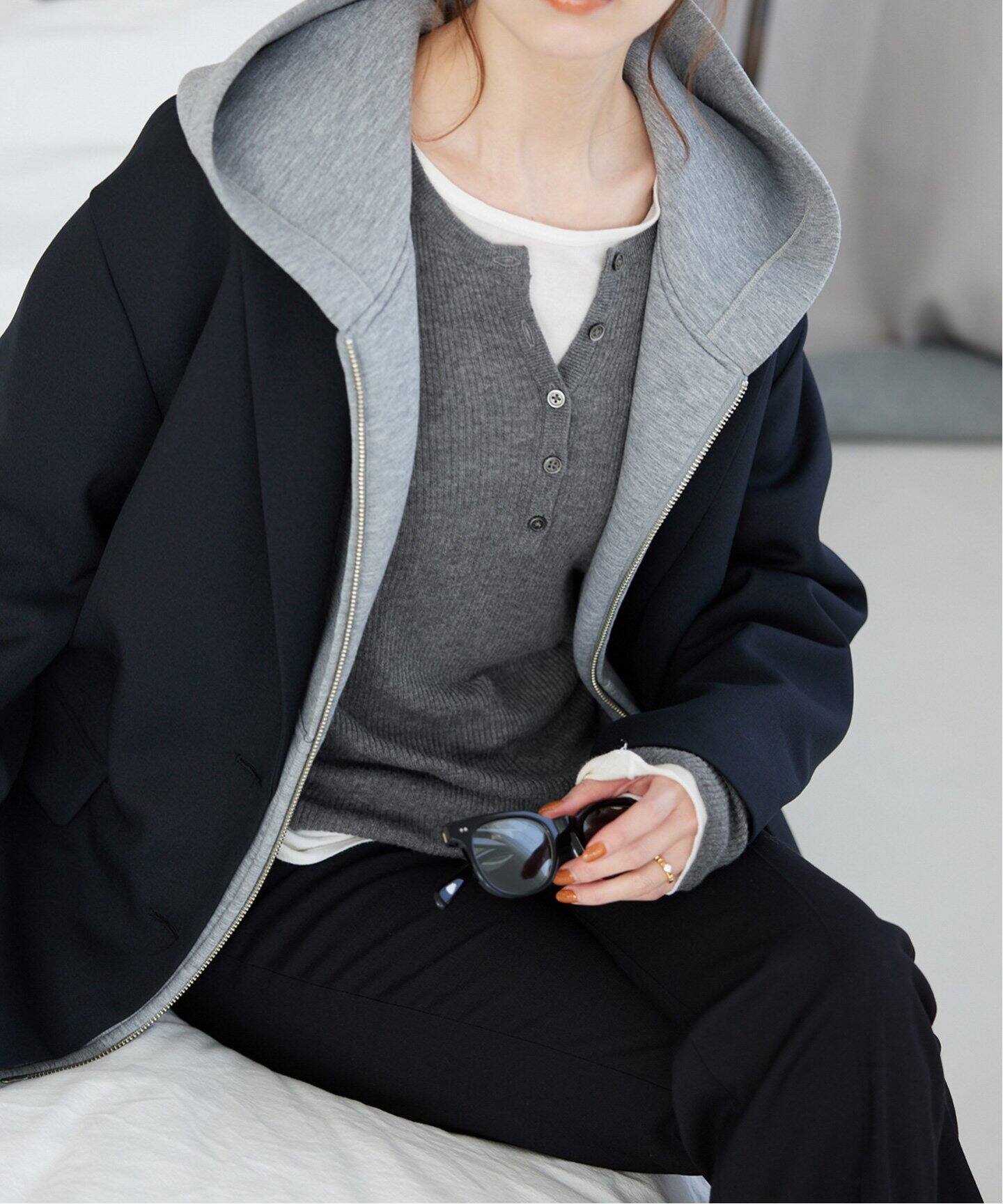 スイビハイゲージヘンリープルオーバー（ニット／セーター）｜SLOBE