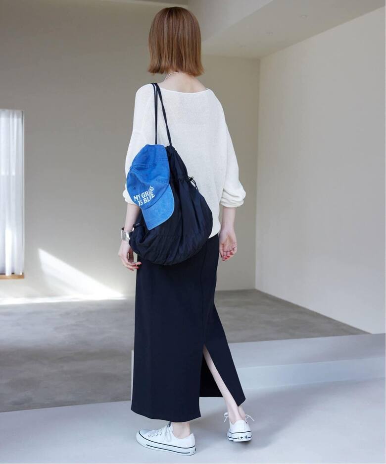 追加5》リネン混ボートネックニット（ニット／セーター）｜SLOBE IENA  